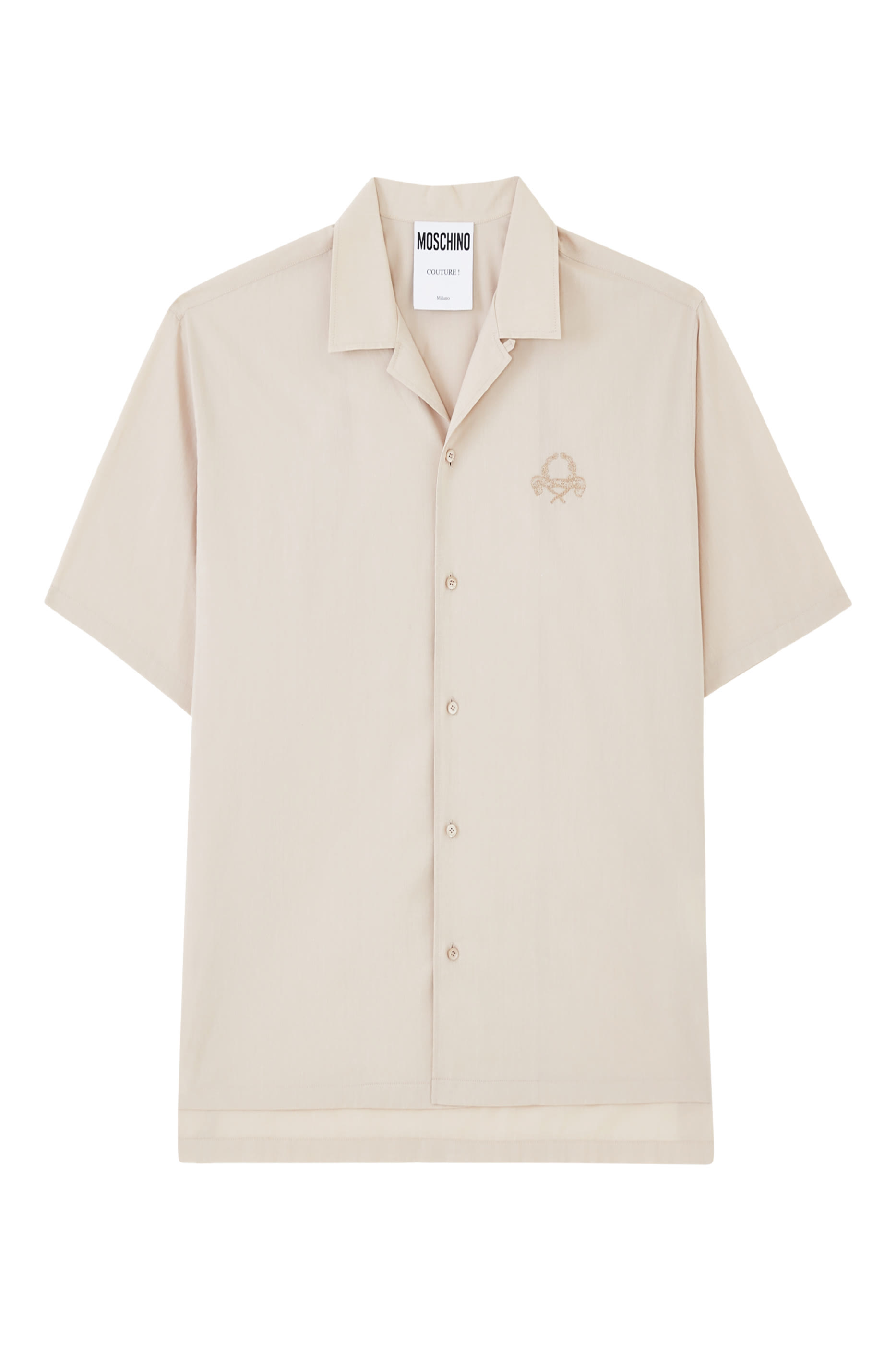 Laurel Crown Emblem Logo Short Sleeve Shirt