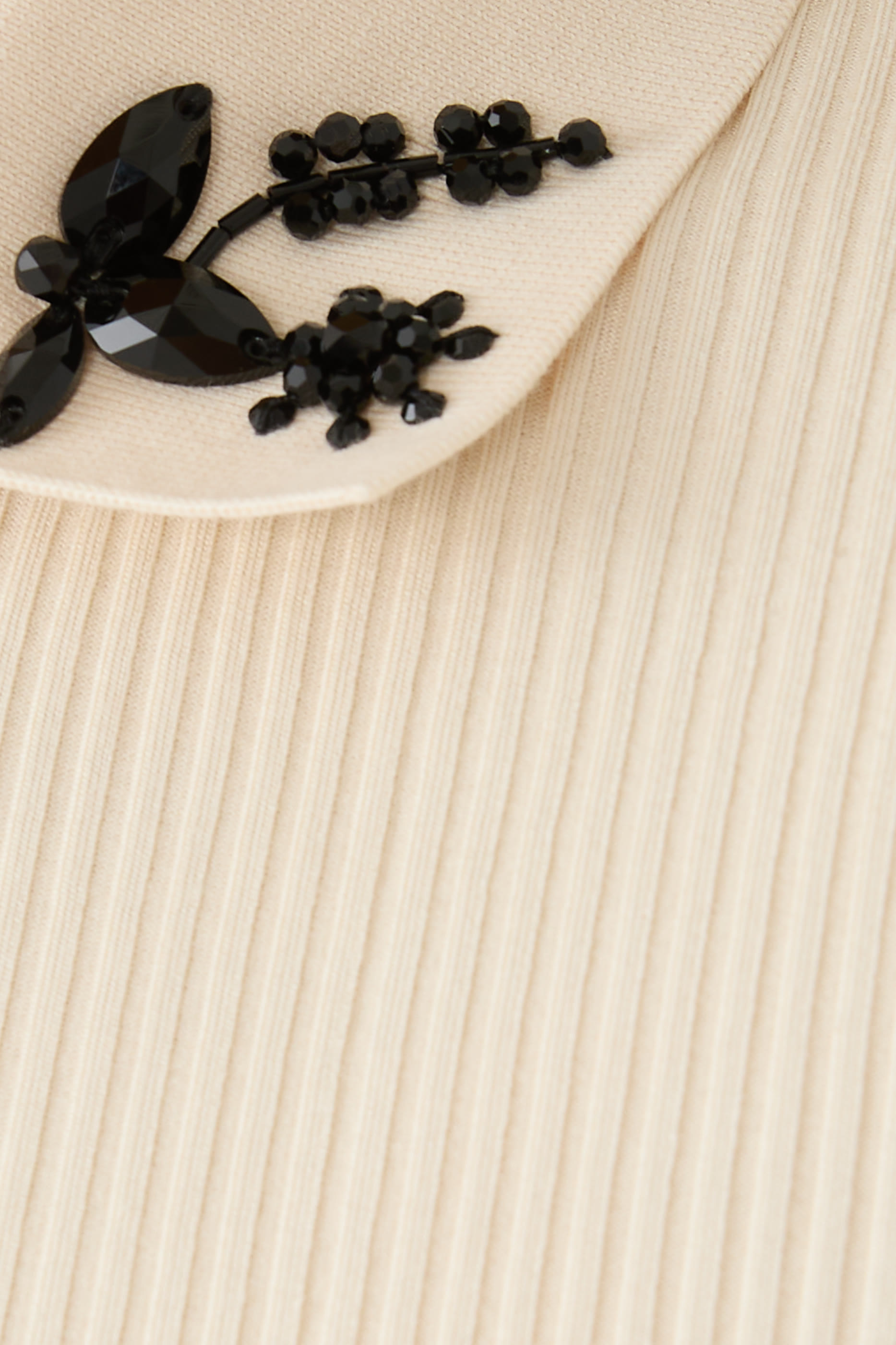 Hand-Beaded Cotton Polo Shirt