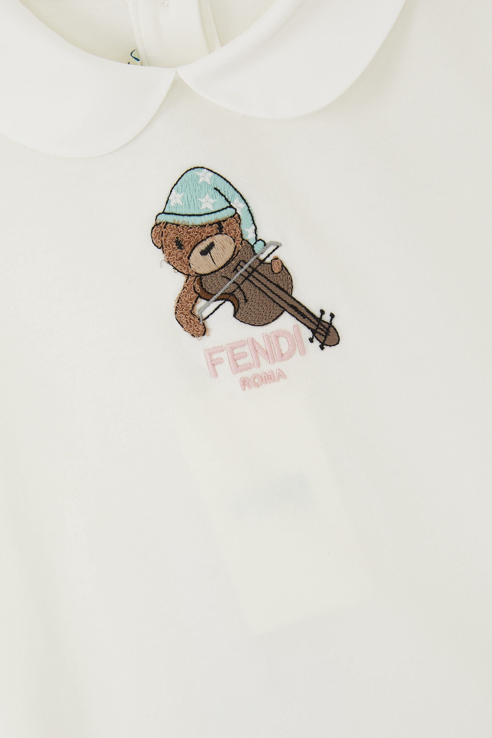 Kids Embroidered Cotton T-Shirt