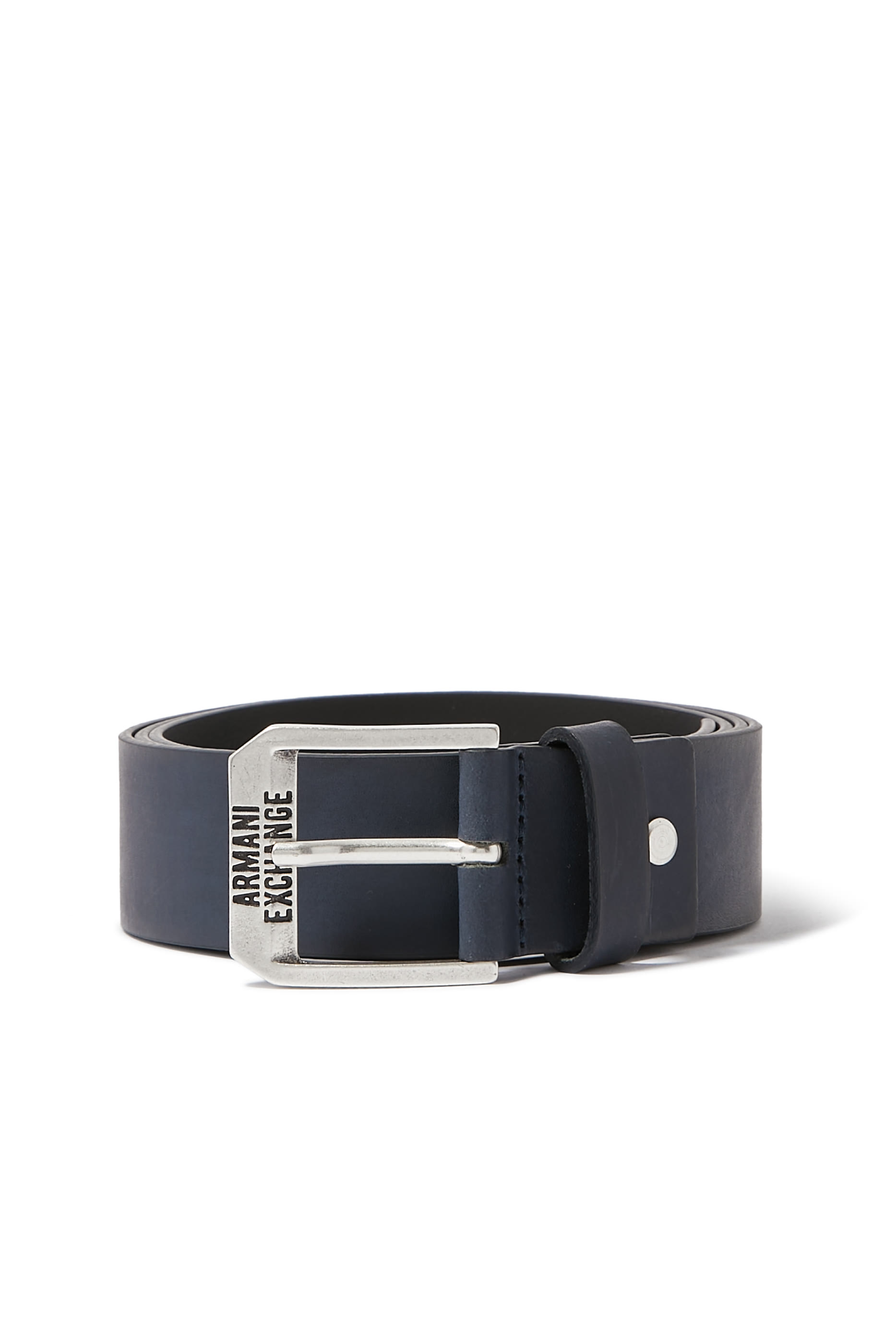 AX Logo Leather Belt
