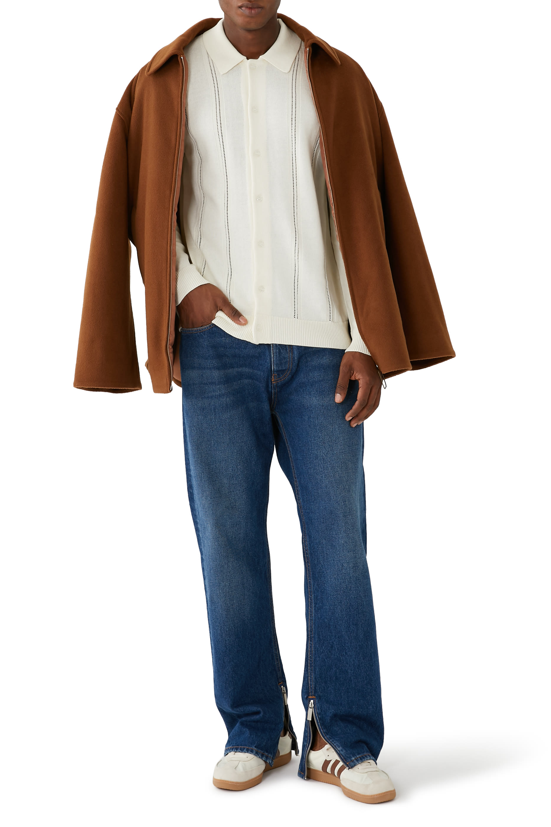 Jahmad Linen Long Sleeve Polo