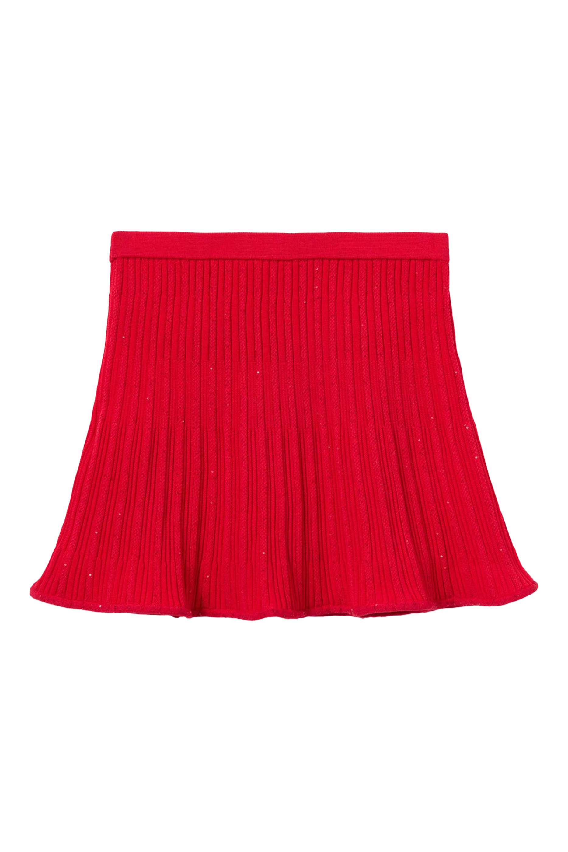 Kids Ribbed Knit Skirt