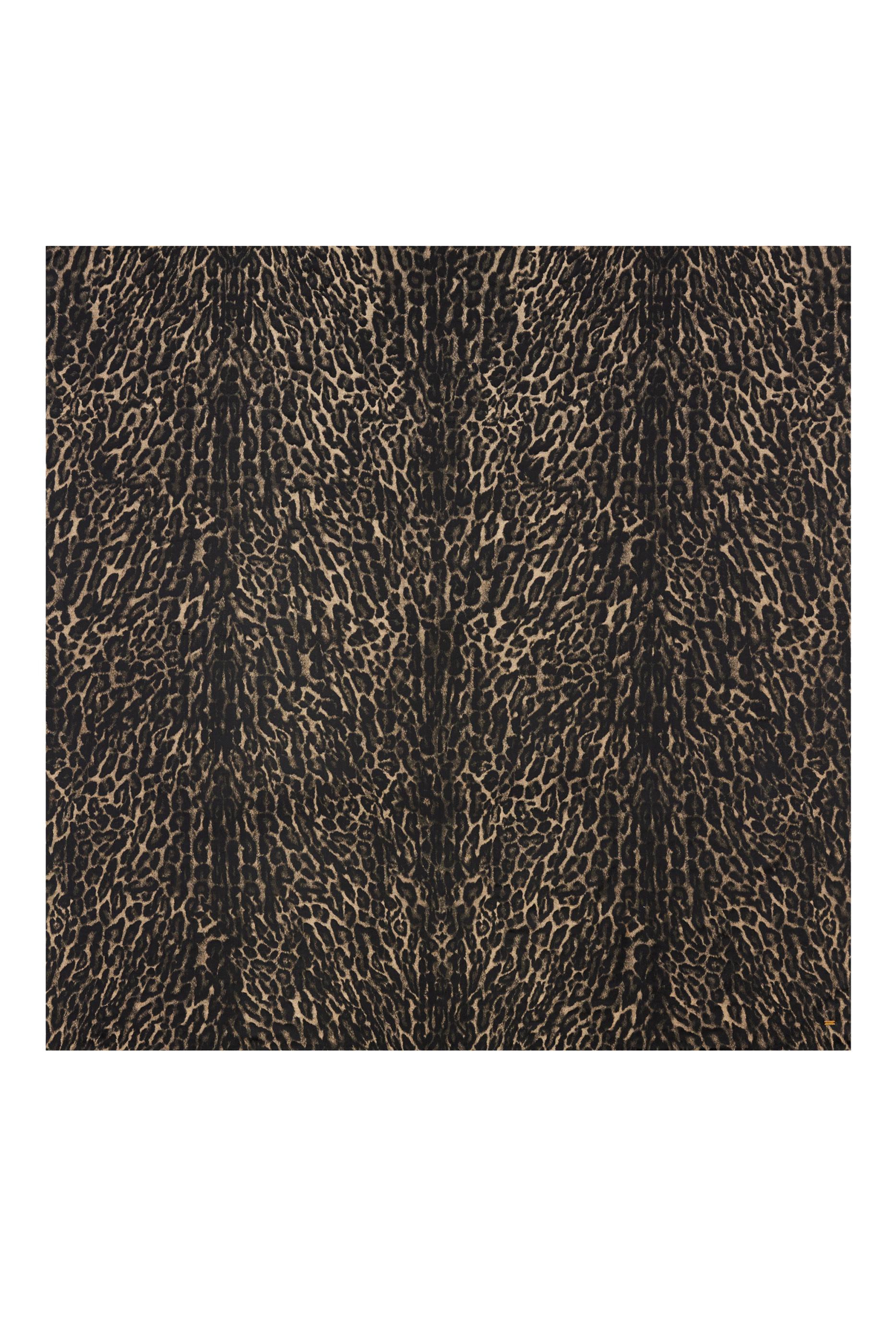 Leopard Print Square Scarf