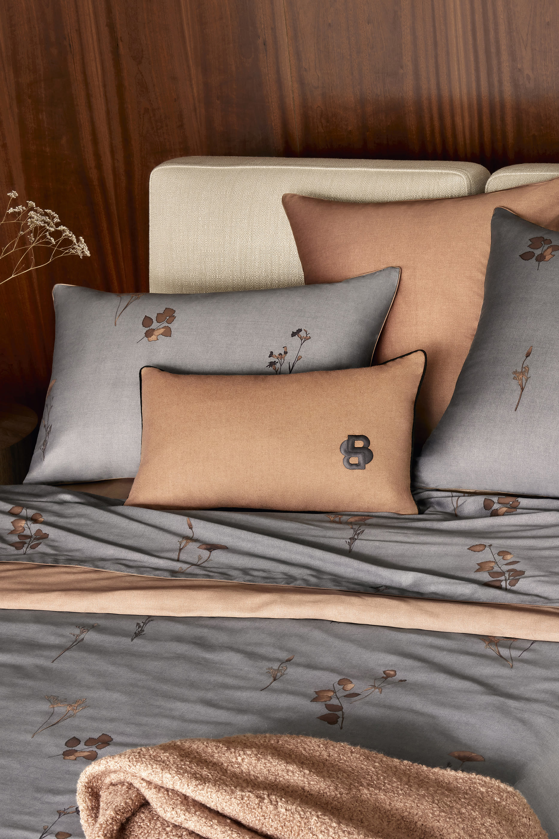 Midnight Flowers Flat Sheet