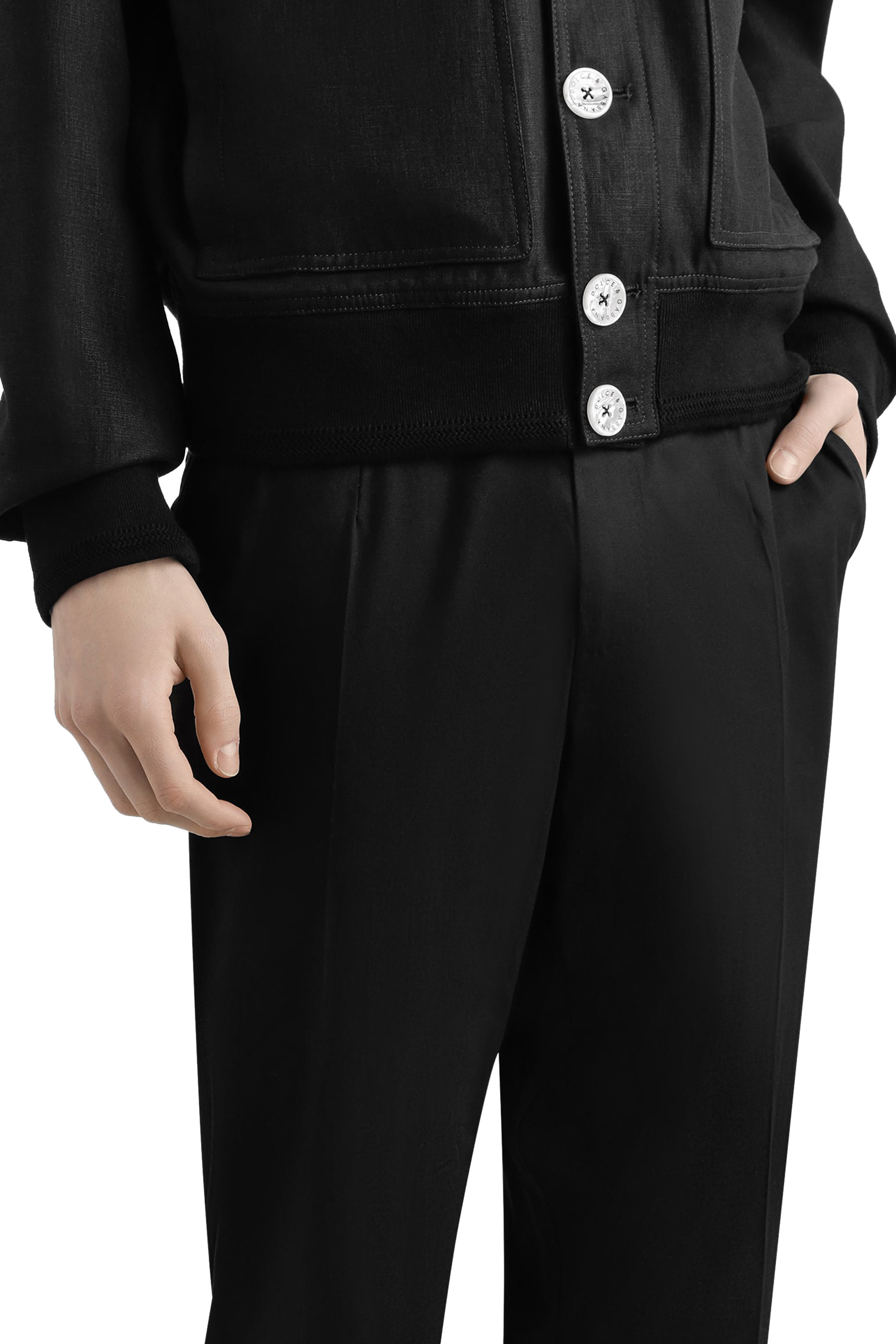 Gabardine Cotton Trousers