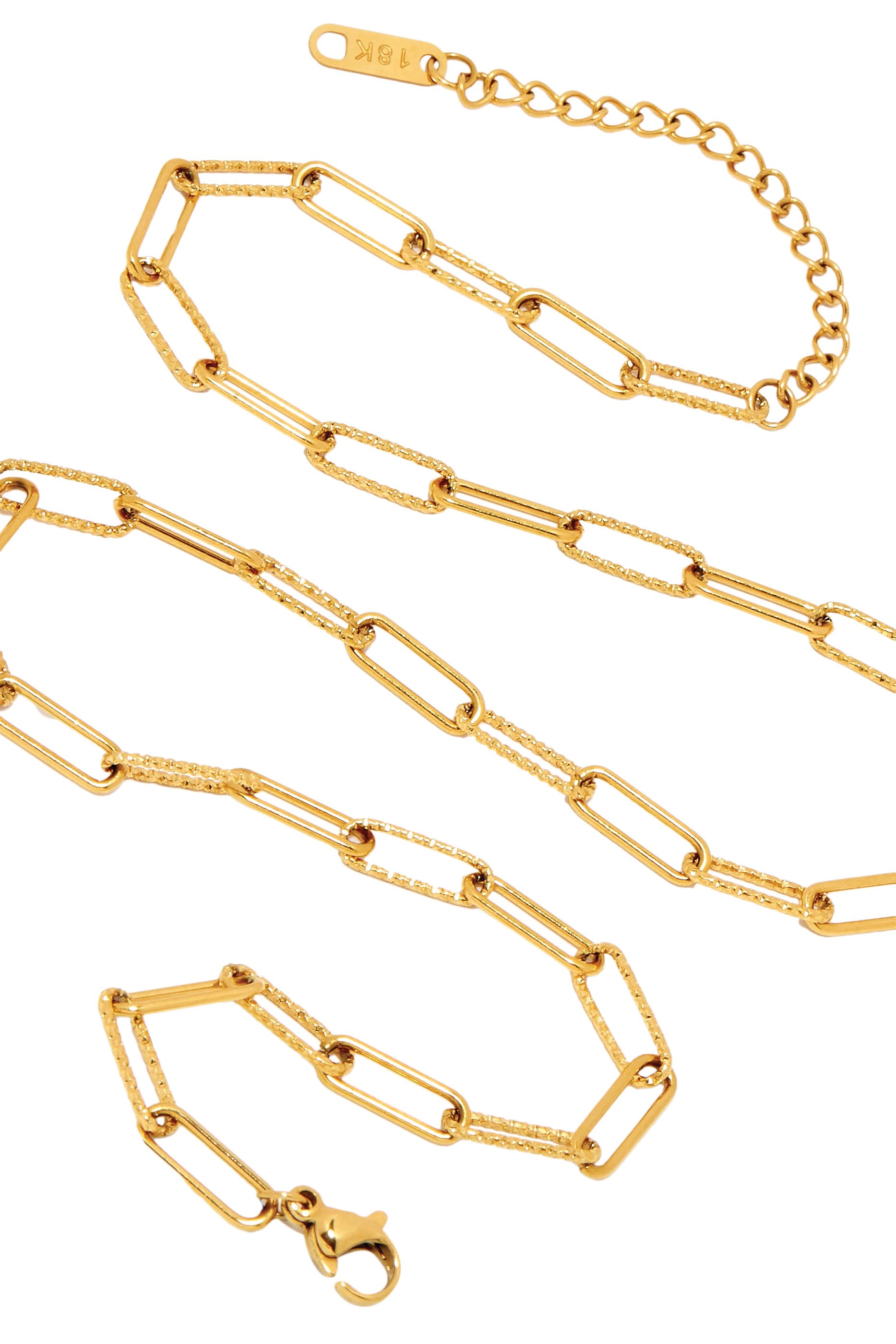 Aegis Chain, 18k Gold Plated on Brass