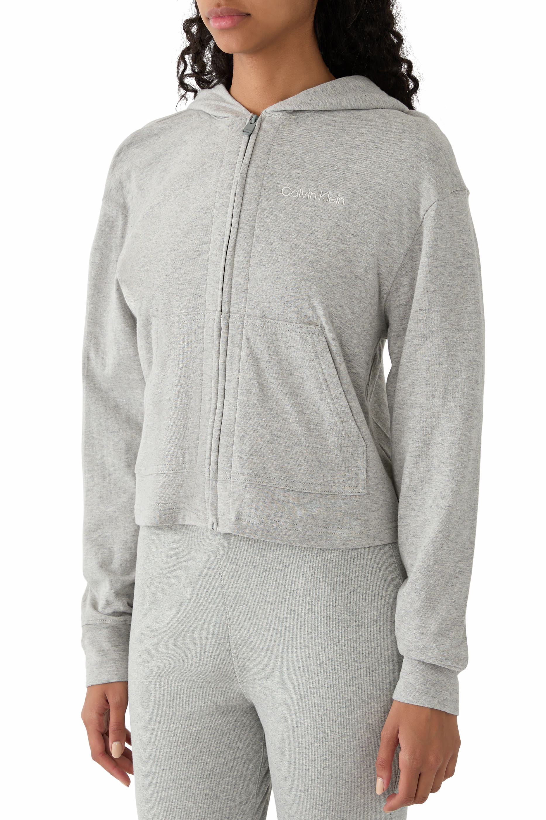 Icon Cotton Terry Zip Sleep Hoodie