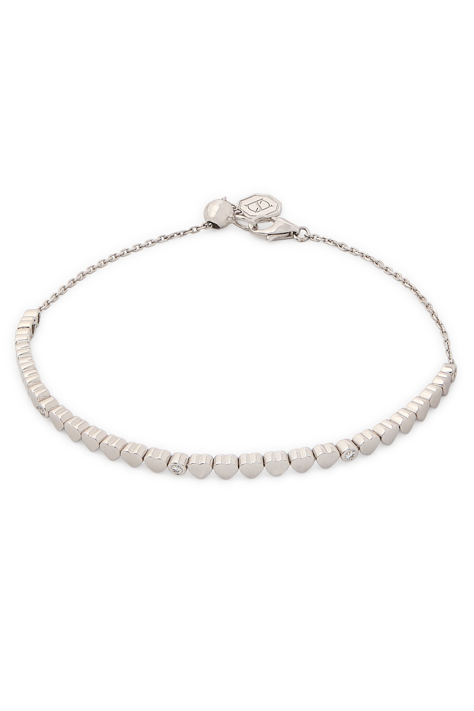 Lit Bracelet, 18k White Gold & Diamonds