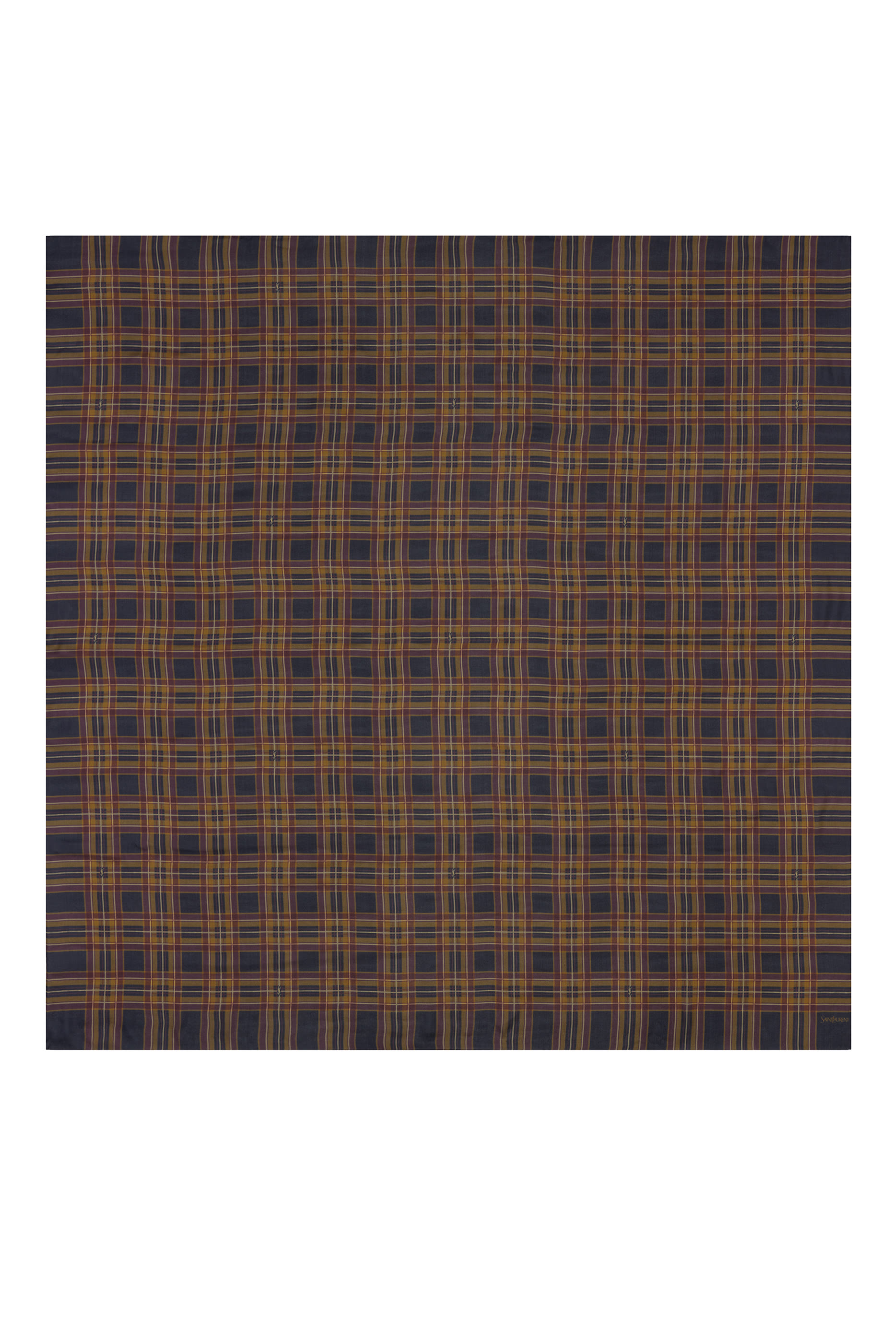 Grand Carre Check Scarf