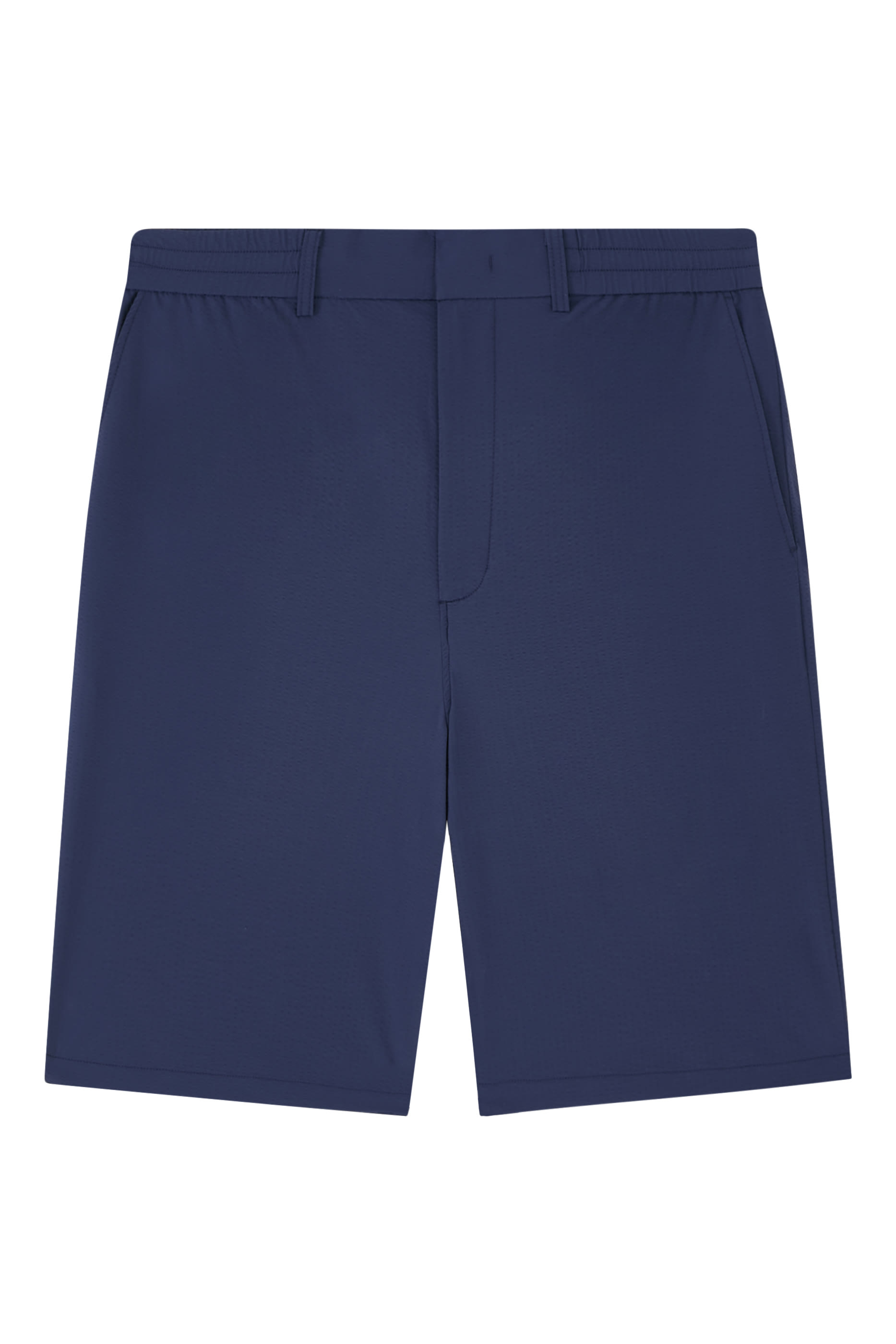 Nylon Seersucker Bermuda Shorts