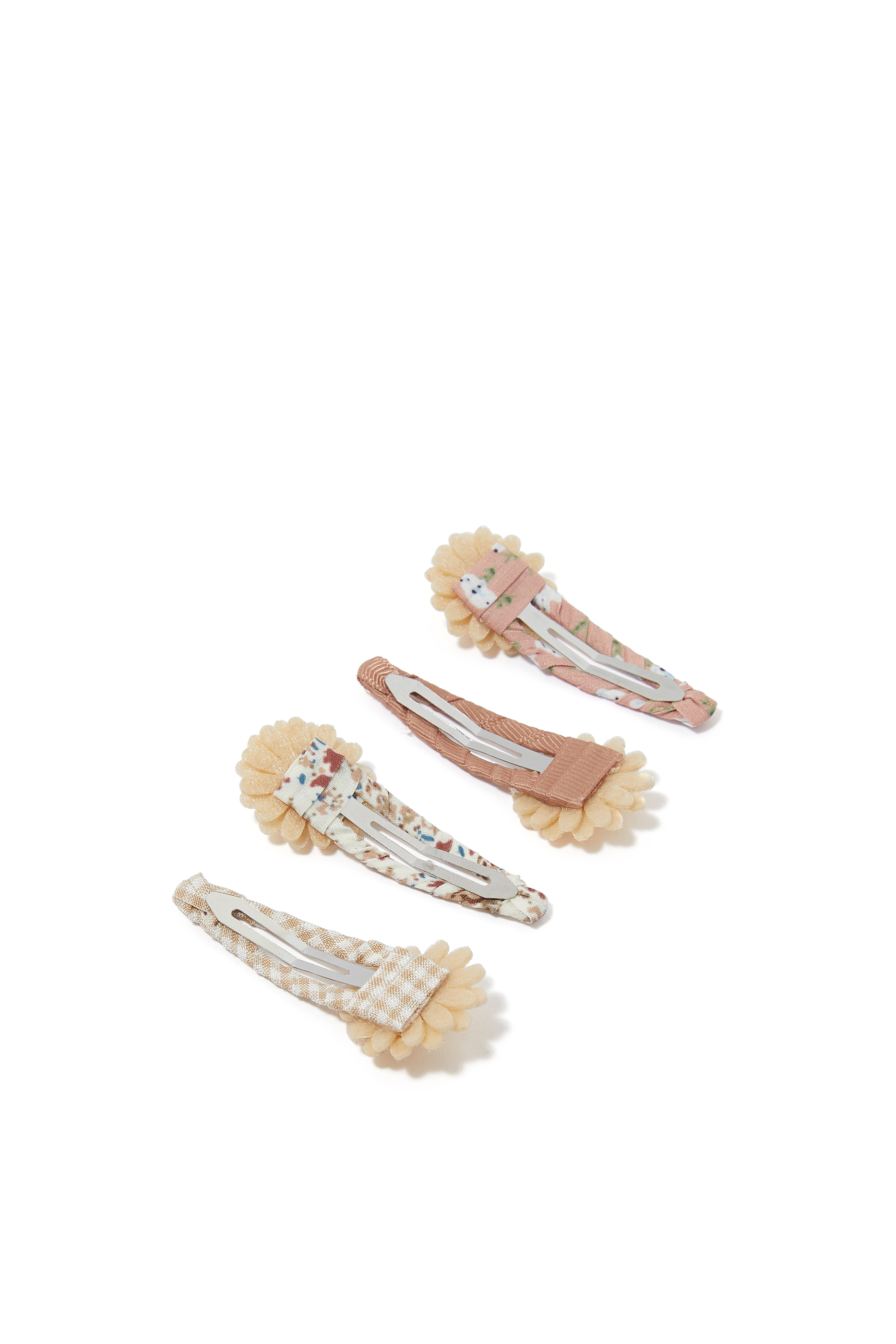 Kids Daisy Clic Clac Clips, Set of 4