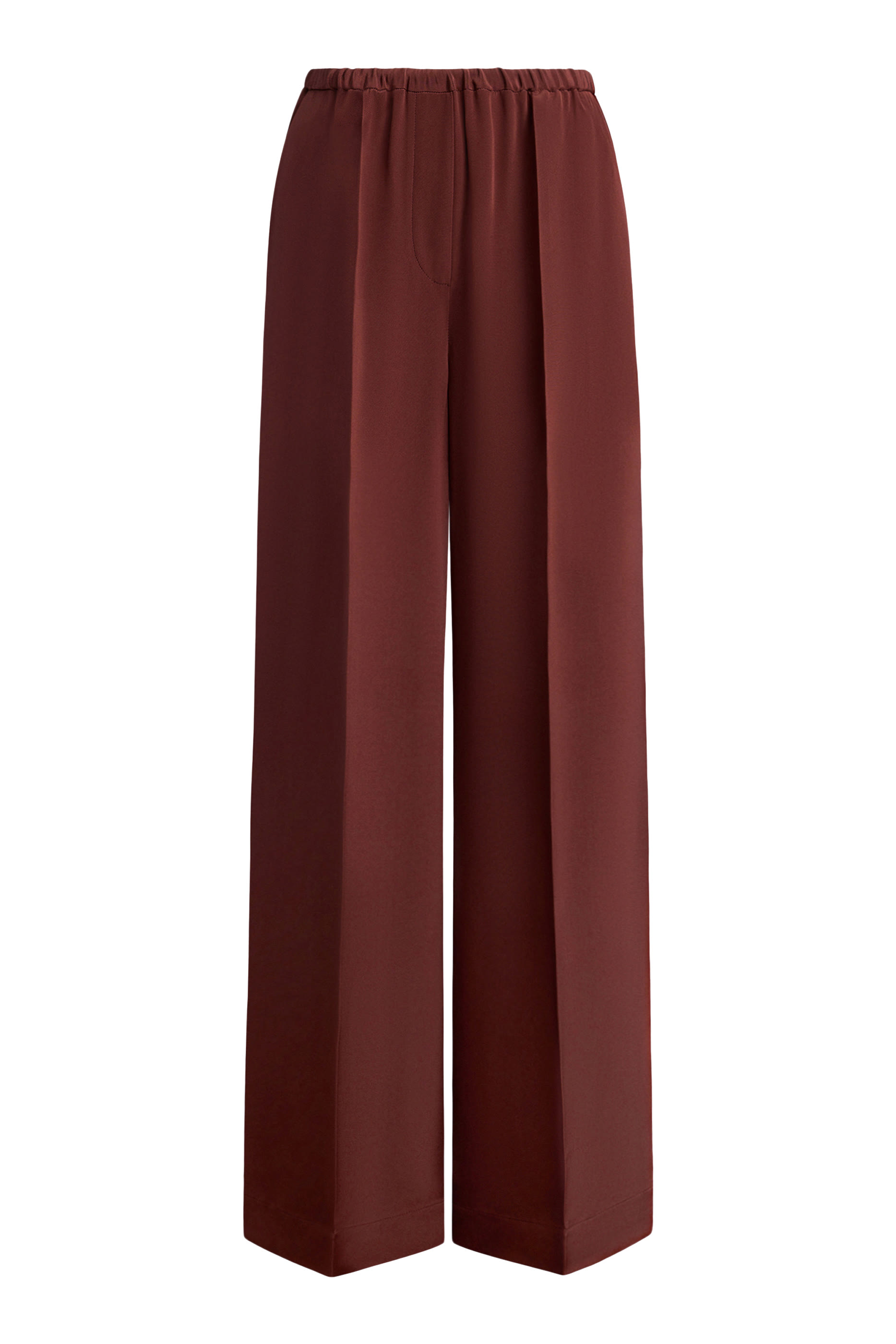  Relaxed Mulberry Silk Trousers 