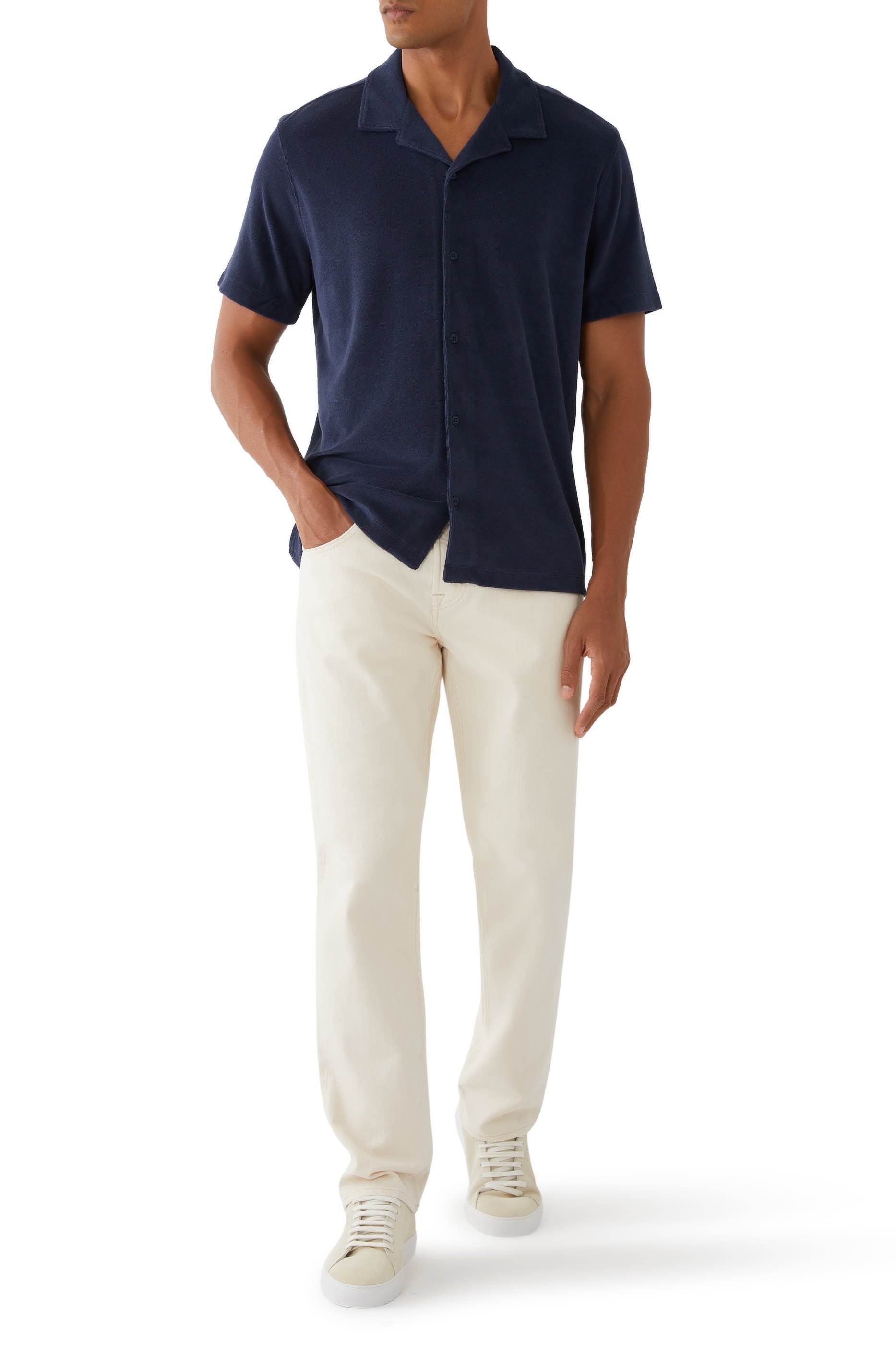 Pima Cotton Terry Cabana Shirt