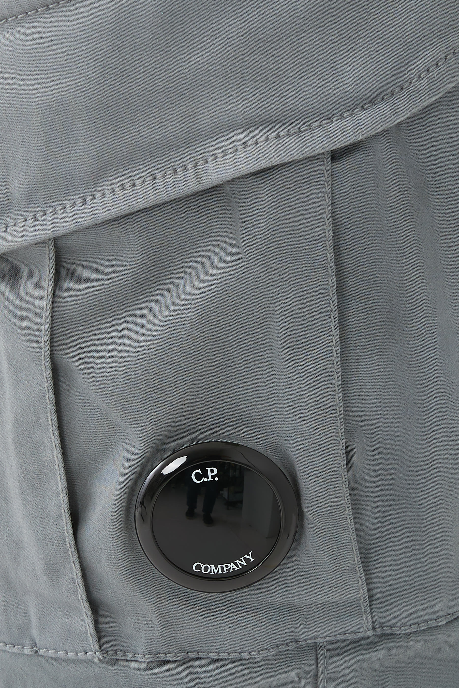 Stretch Sateen Cargo Shorts