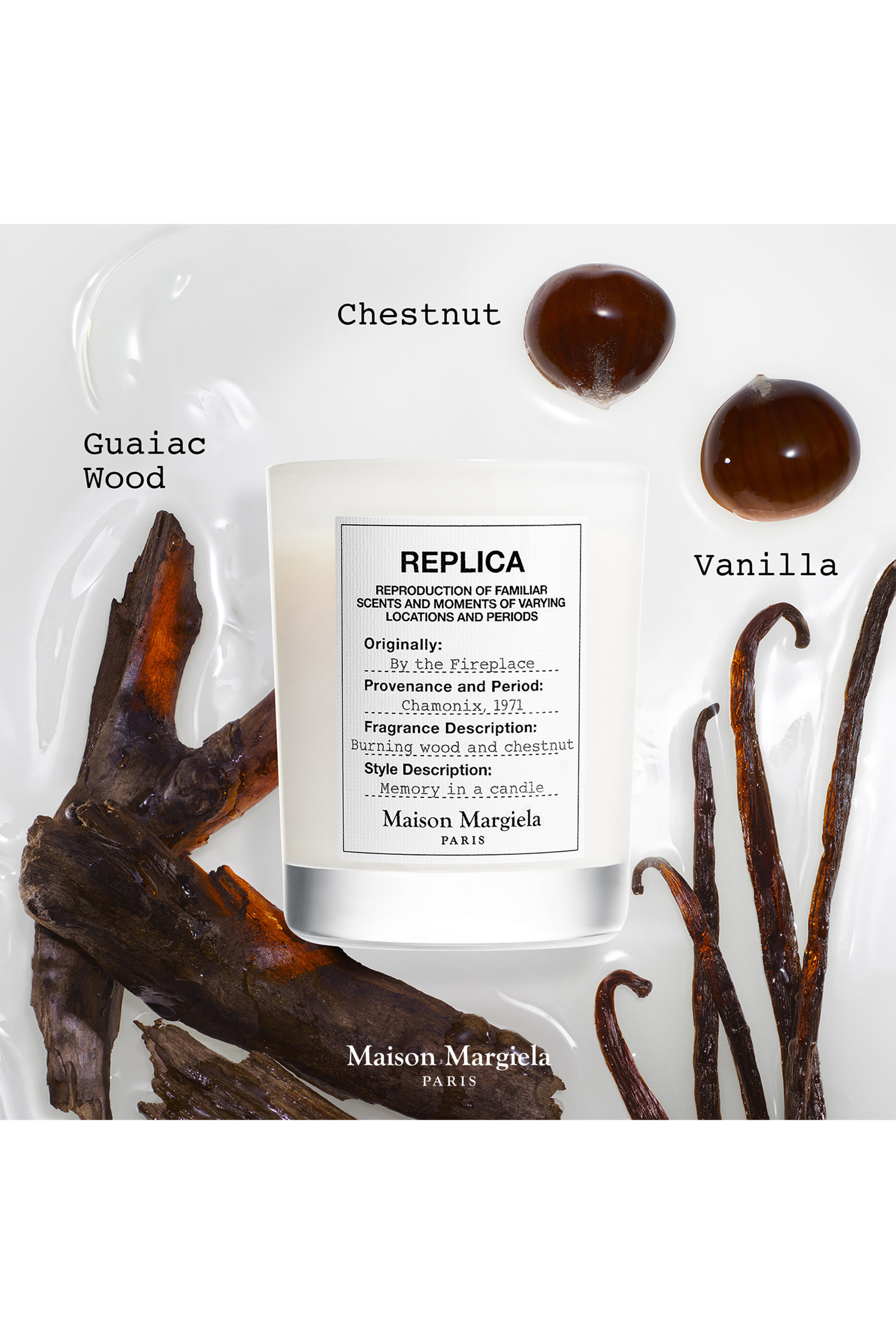 Replica Fireplace Candle