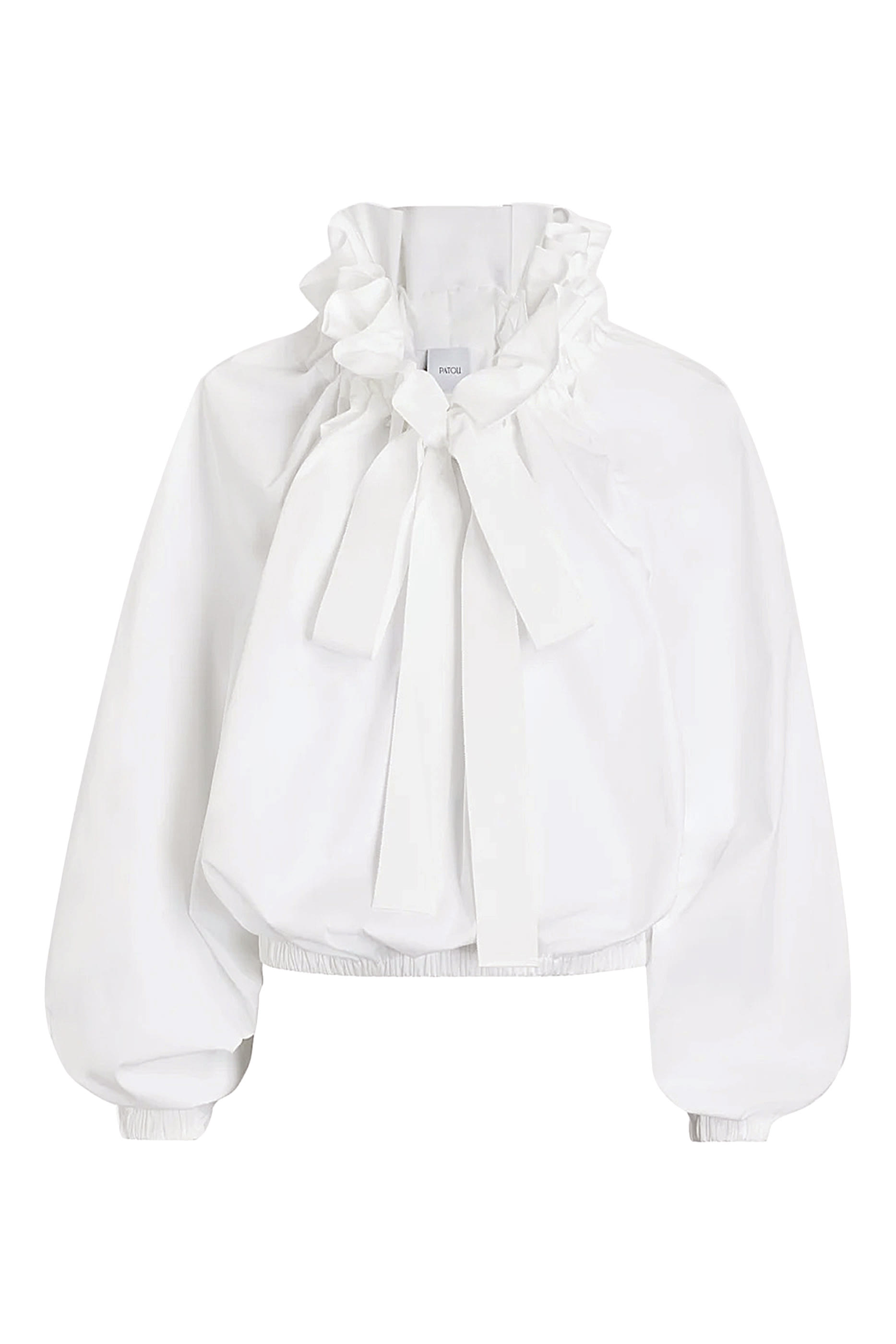 Puff Sleeve Poplin Top