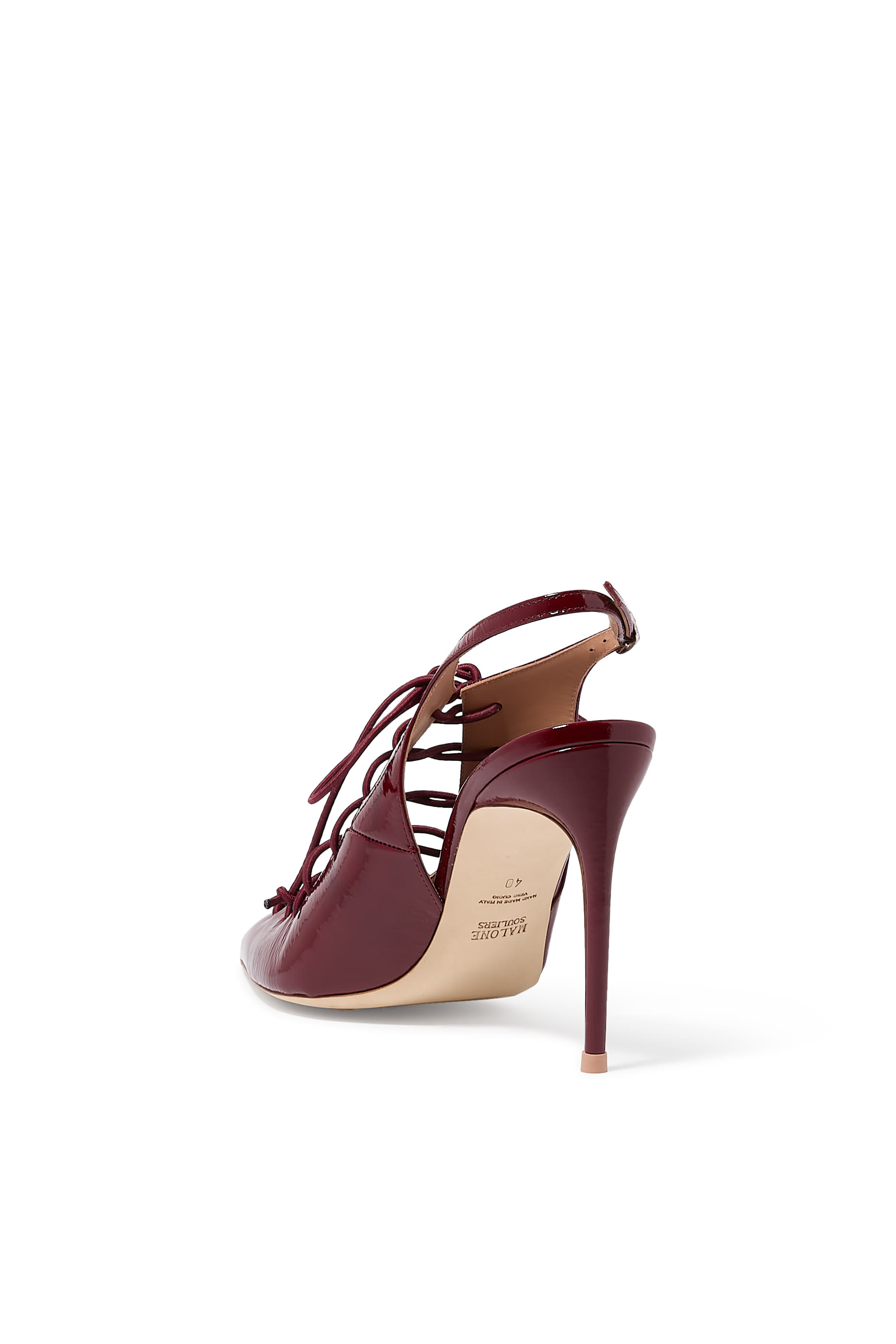Alia Pointed Toe 90 Lace-Up Pumps