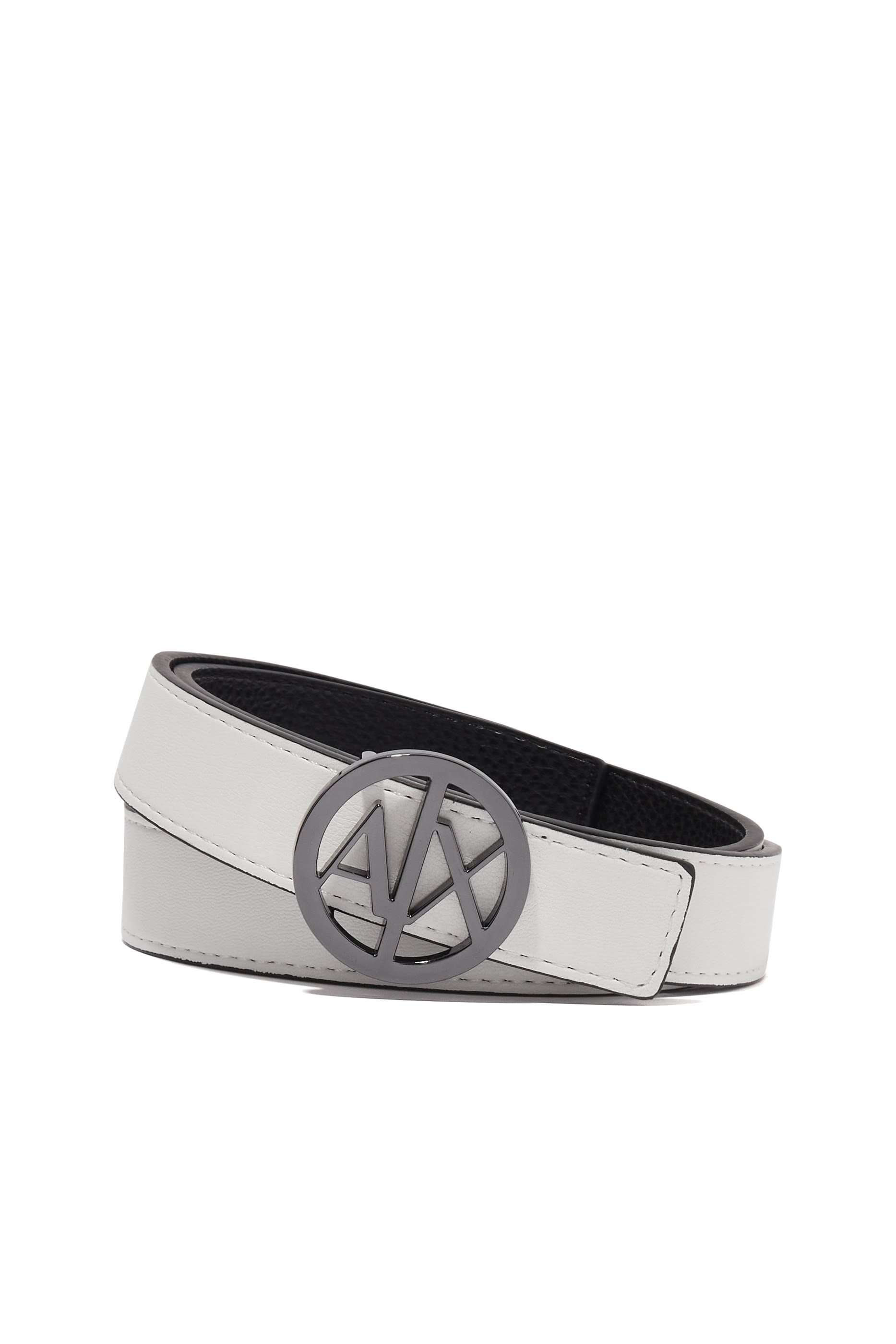 Reversible Round AX Logo Belt