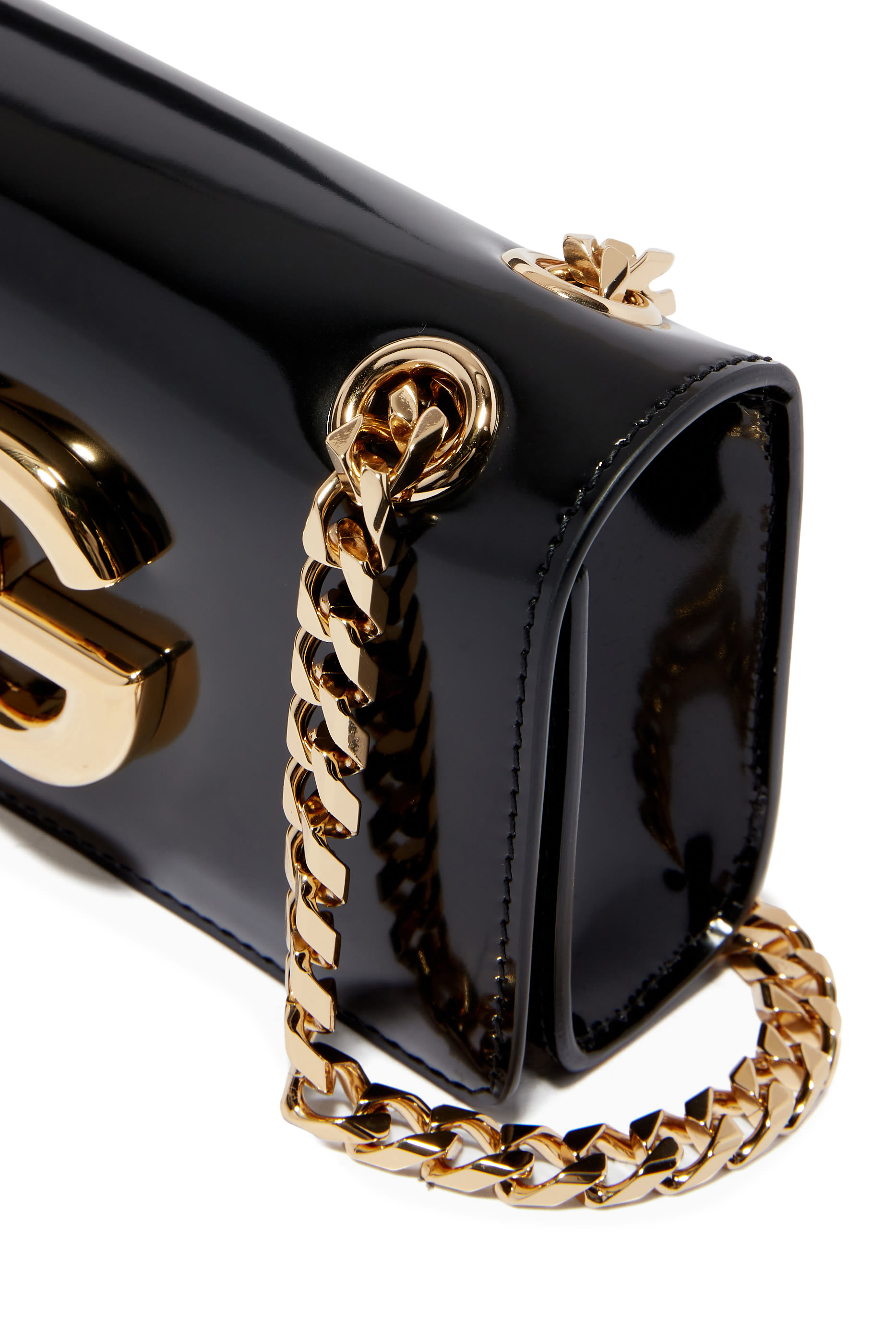 Logo Leather Shoulder Bag