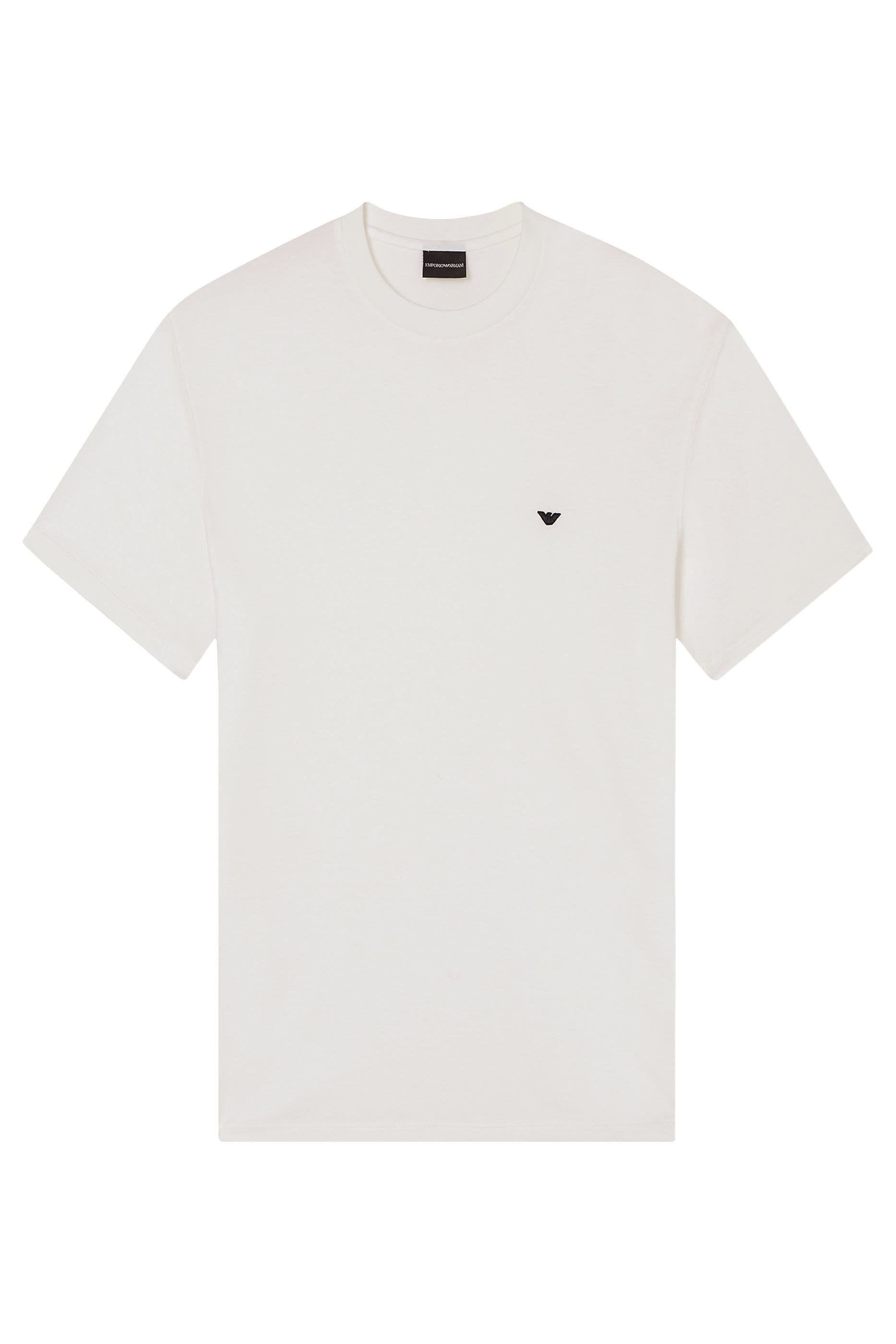 Embossed Eagle Embroidery Lyocell-Blend Jersey T-Shirt