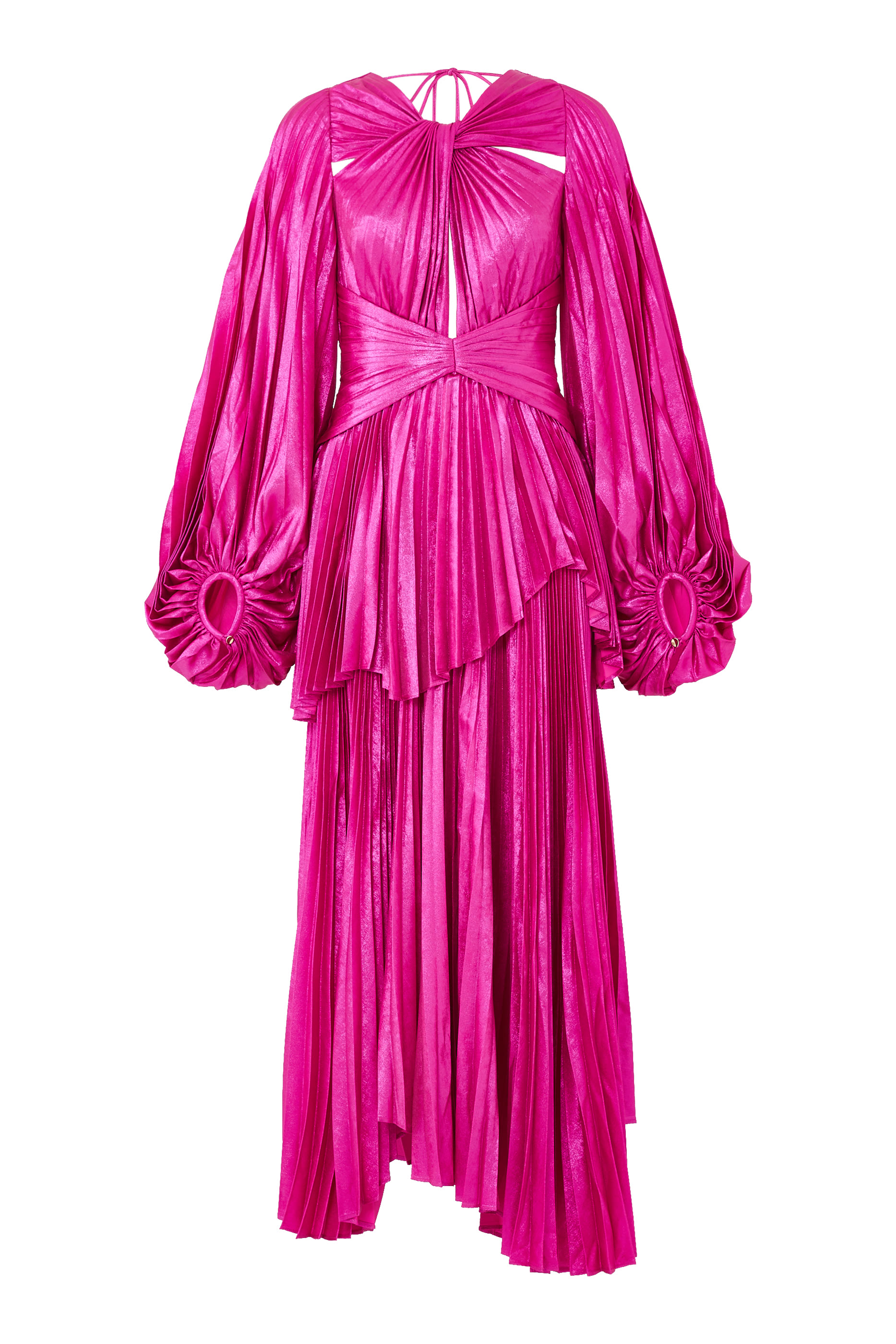 Rosella Puff-Sleeve Maxi Dress