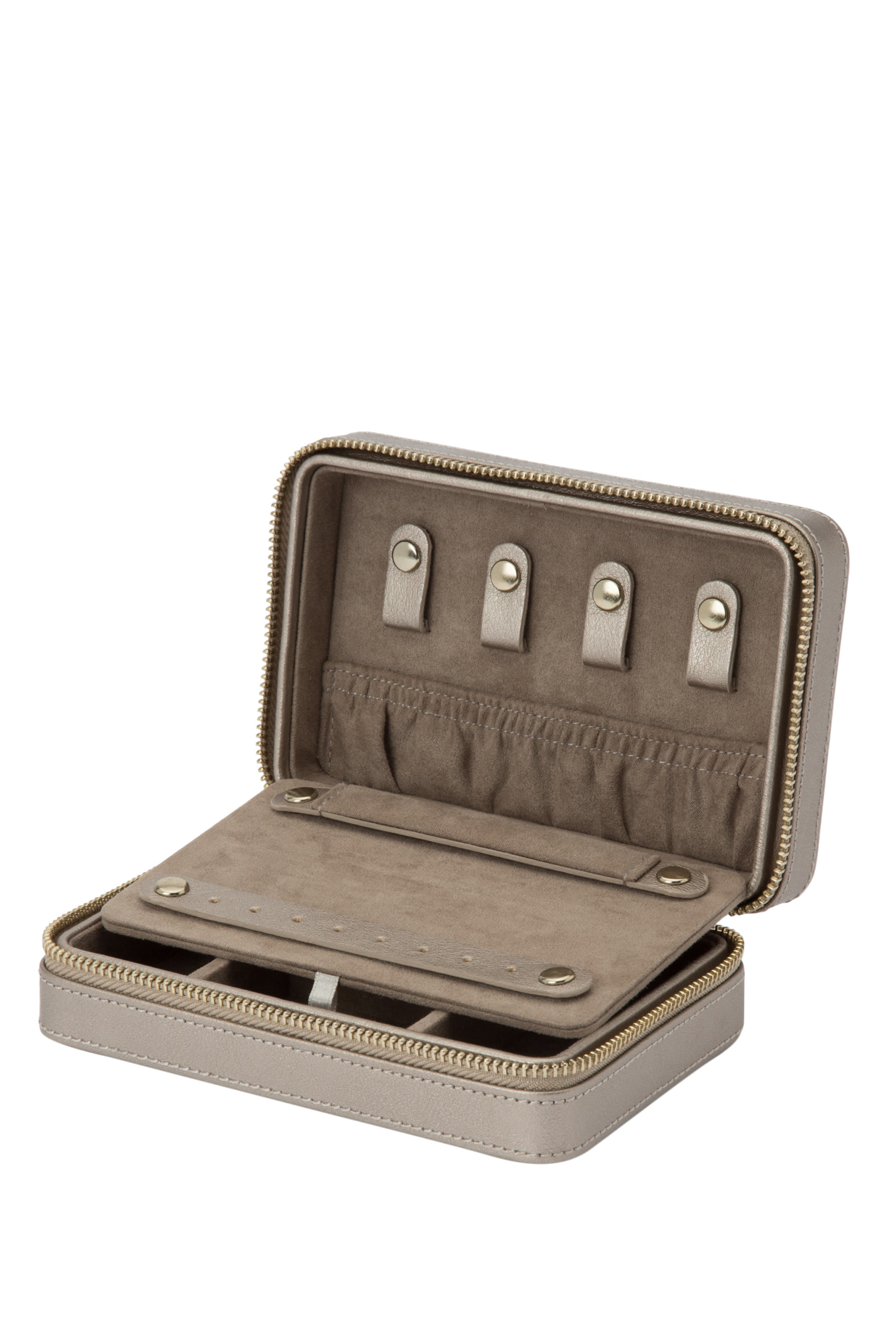 Palermo Pewter Zip Jewelry Case