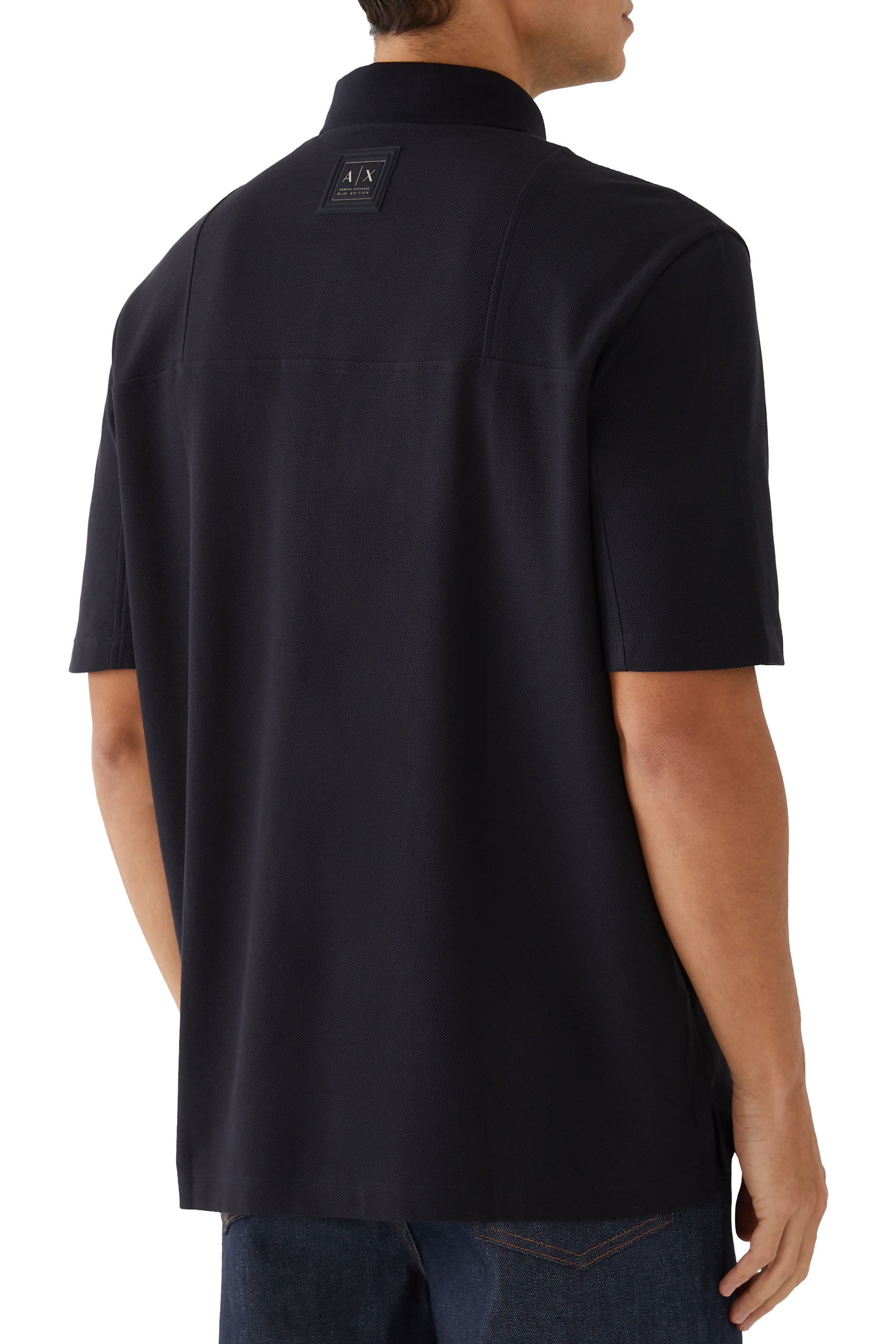 Logo Button-Down Polo Shirt