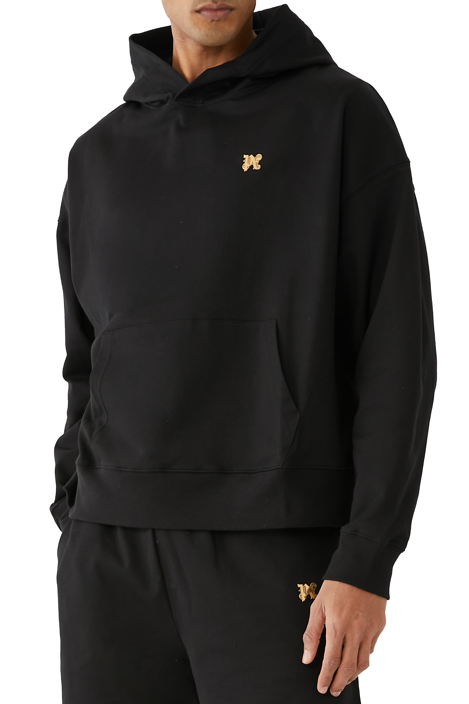 Monogram Pin Hooded Sweatshirt
