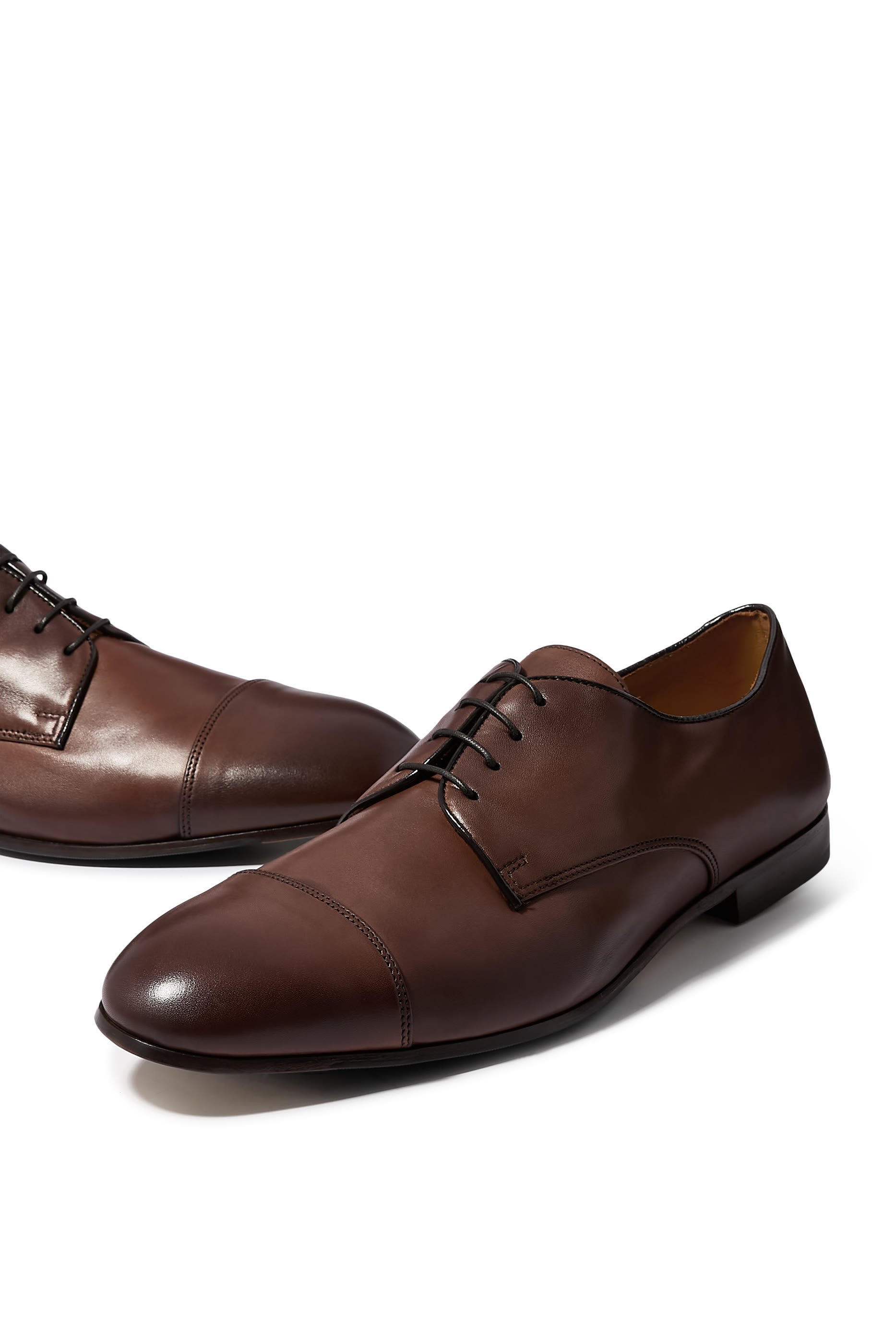 Cap-Toe Derby Shoes