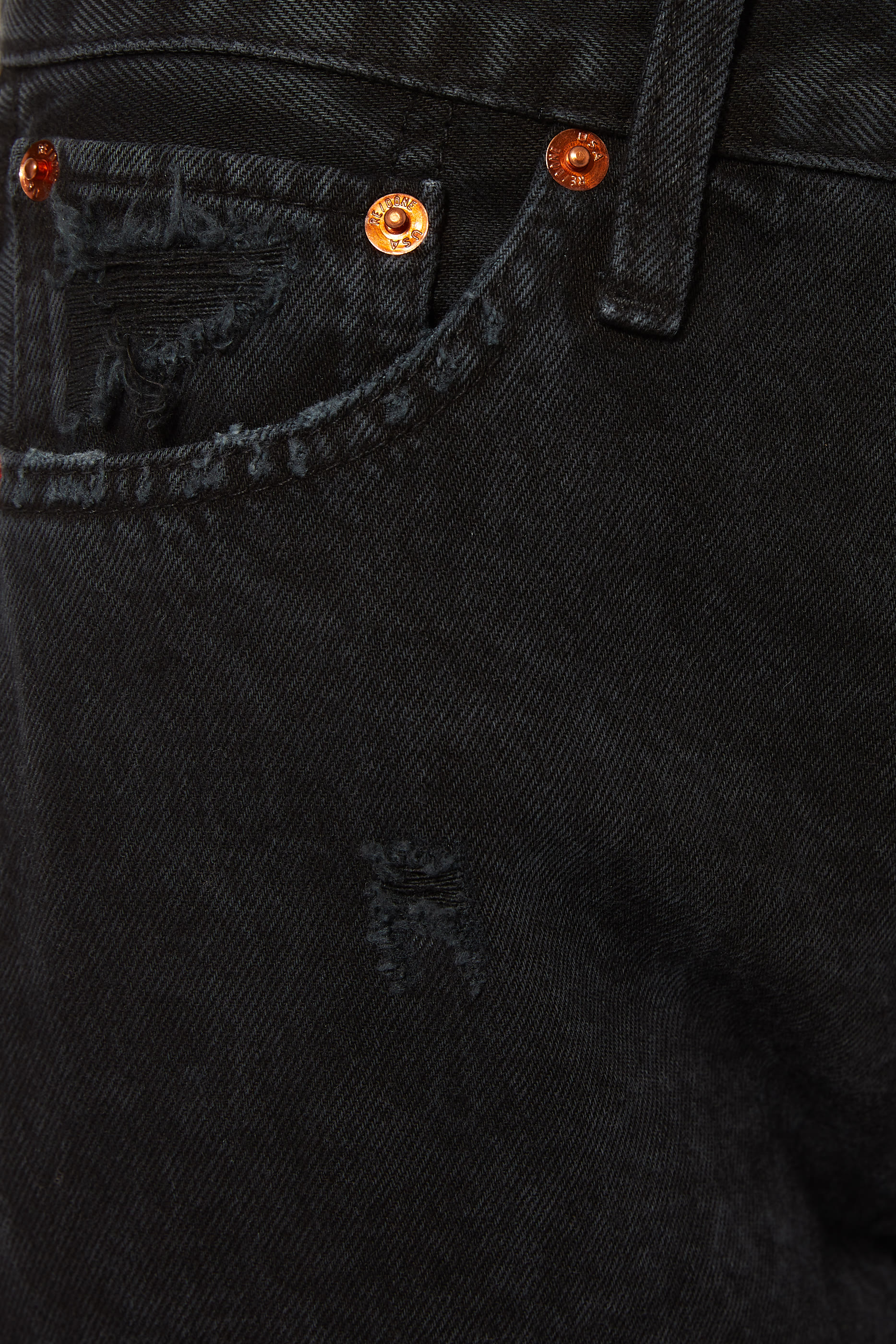 High-Rise Straight Jeans