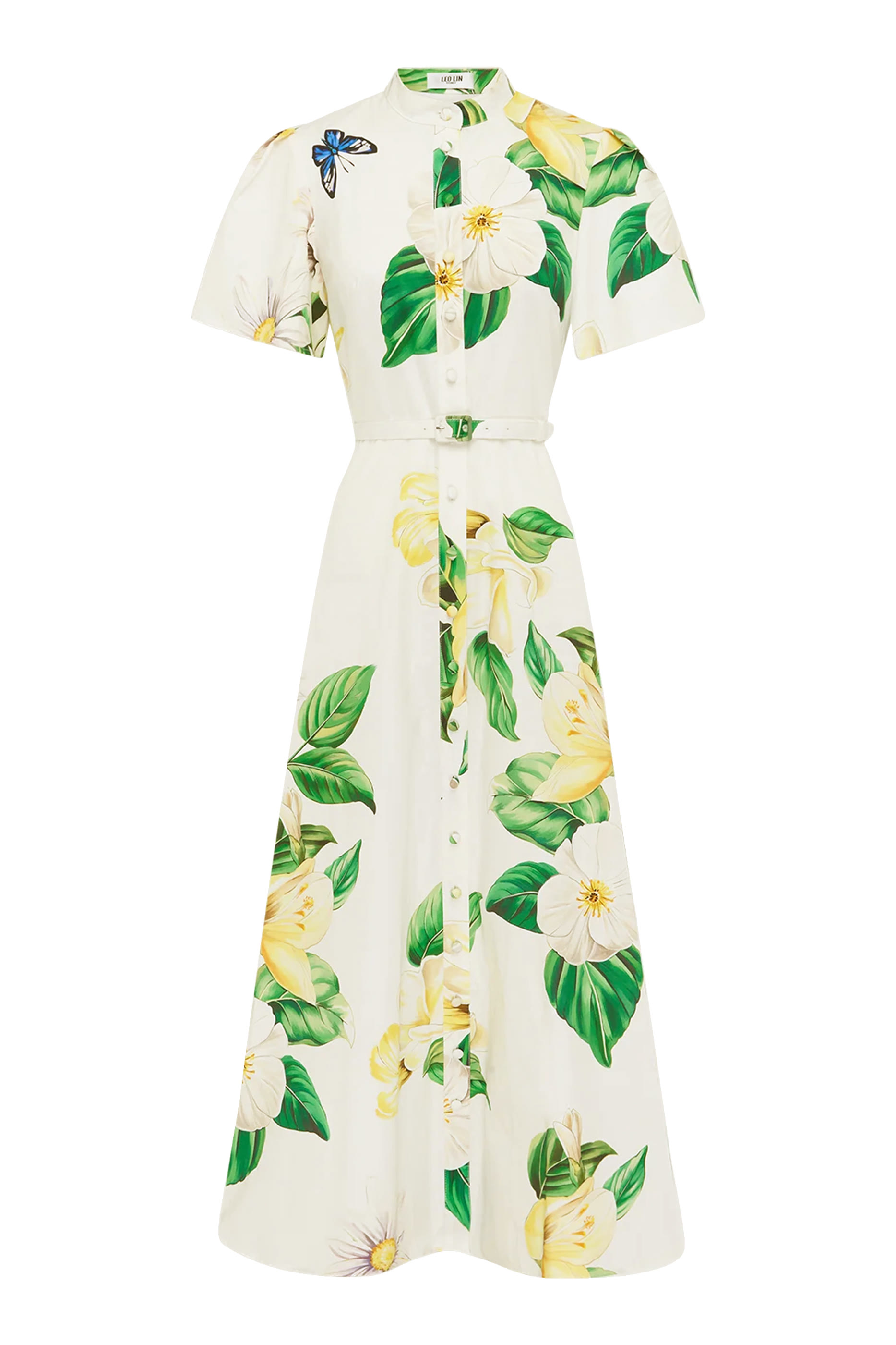 Bianca Short Sleeves Midi Dress