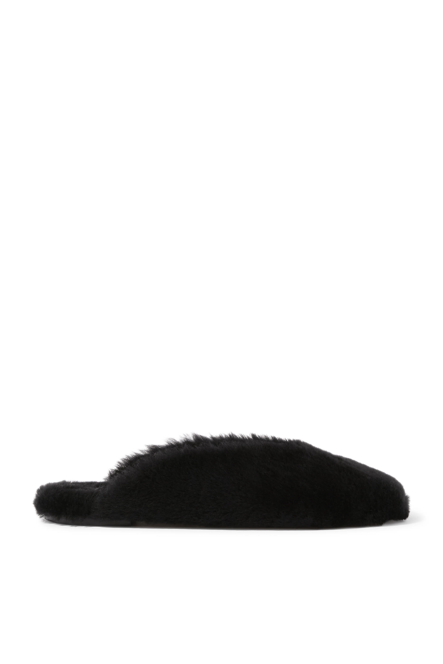 Regency Fur Flat Slippers