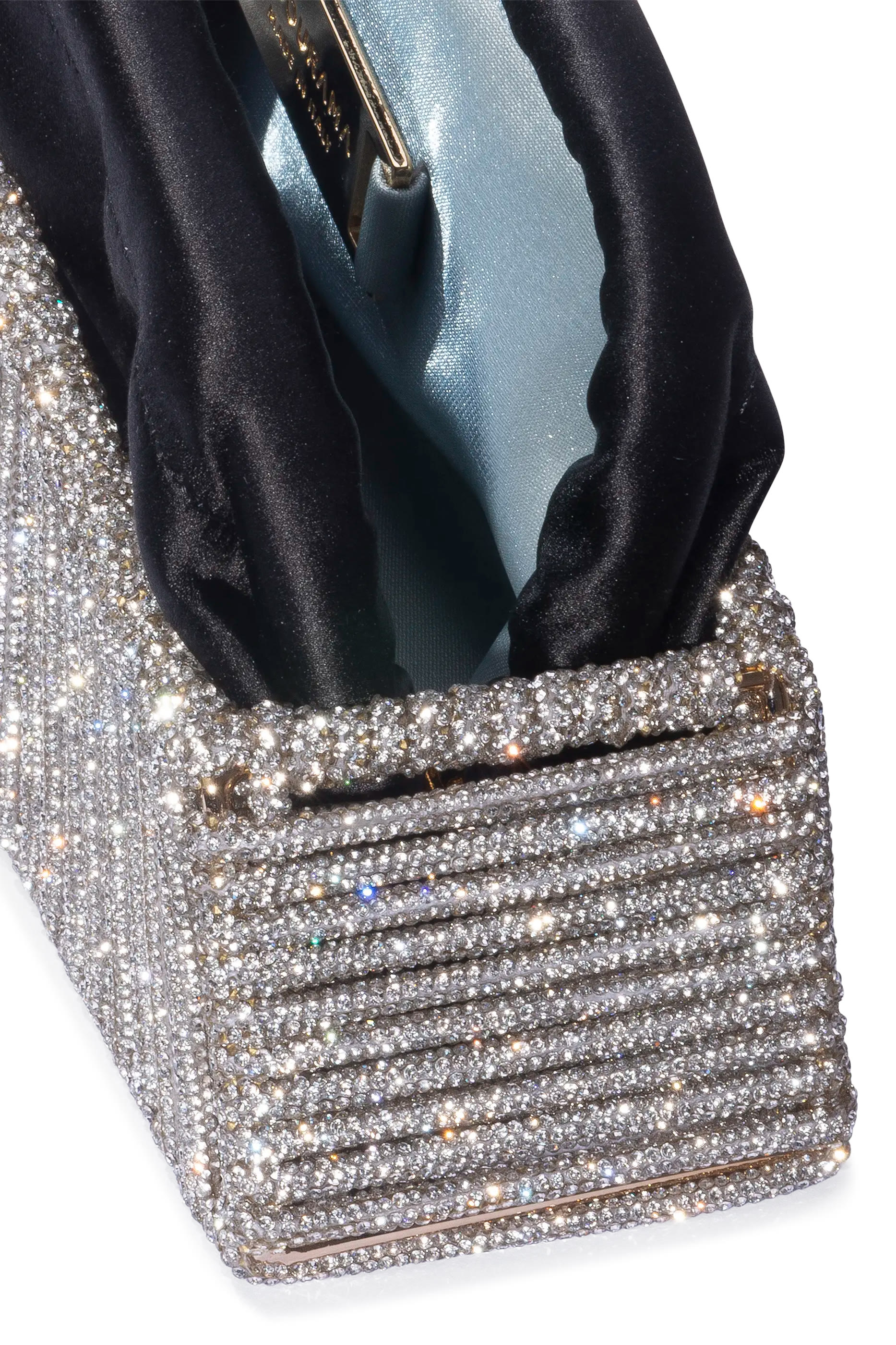 Saturnia Hand-Woven Jewel Clutch 
