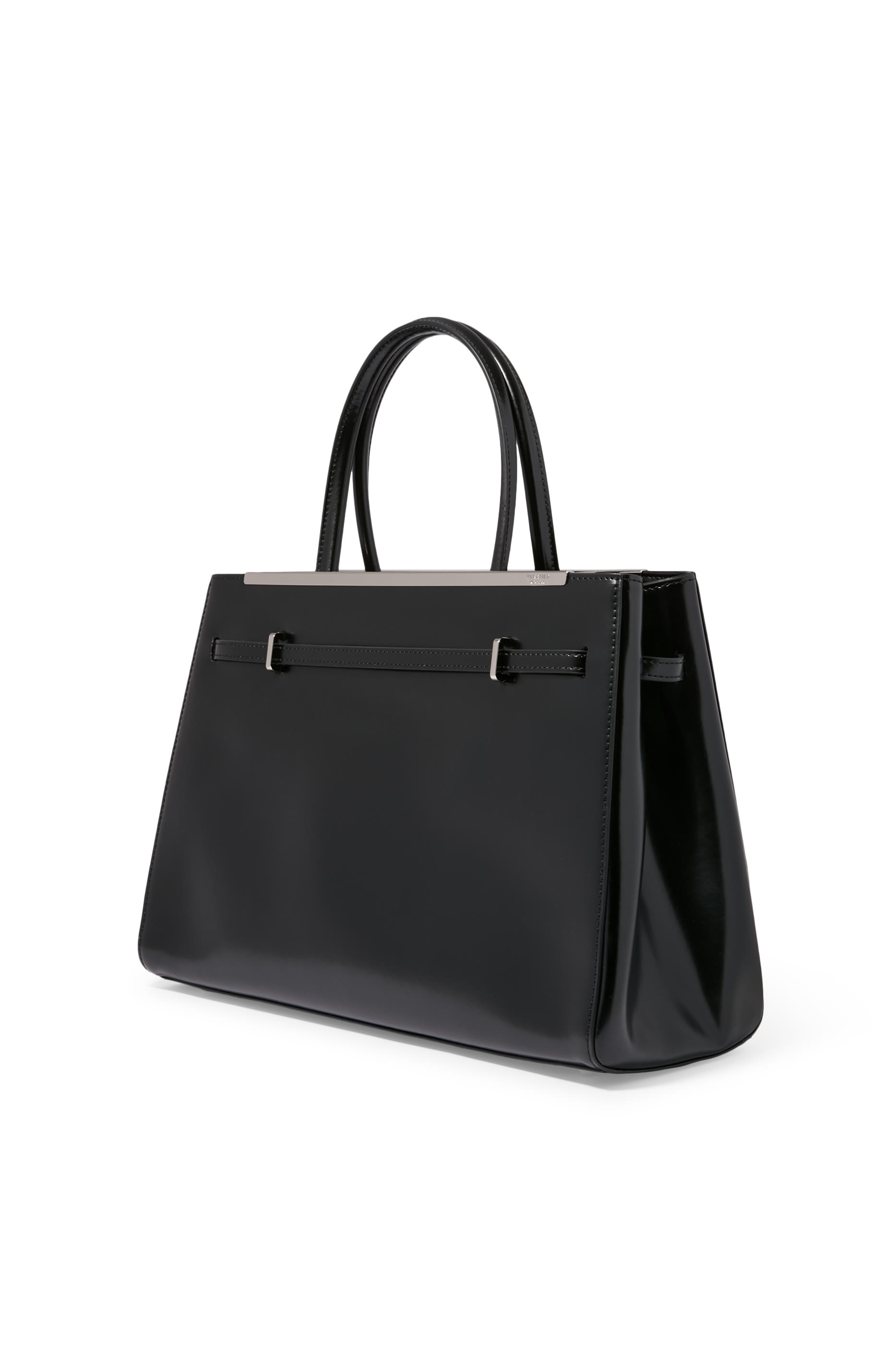 Noir Leather Book Tote Bag 33