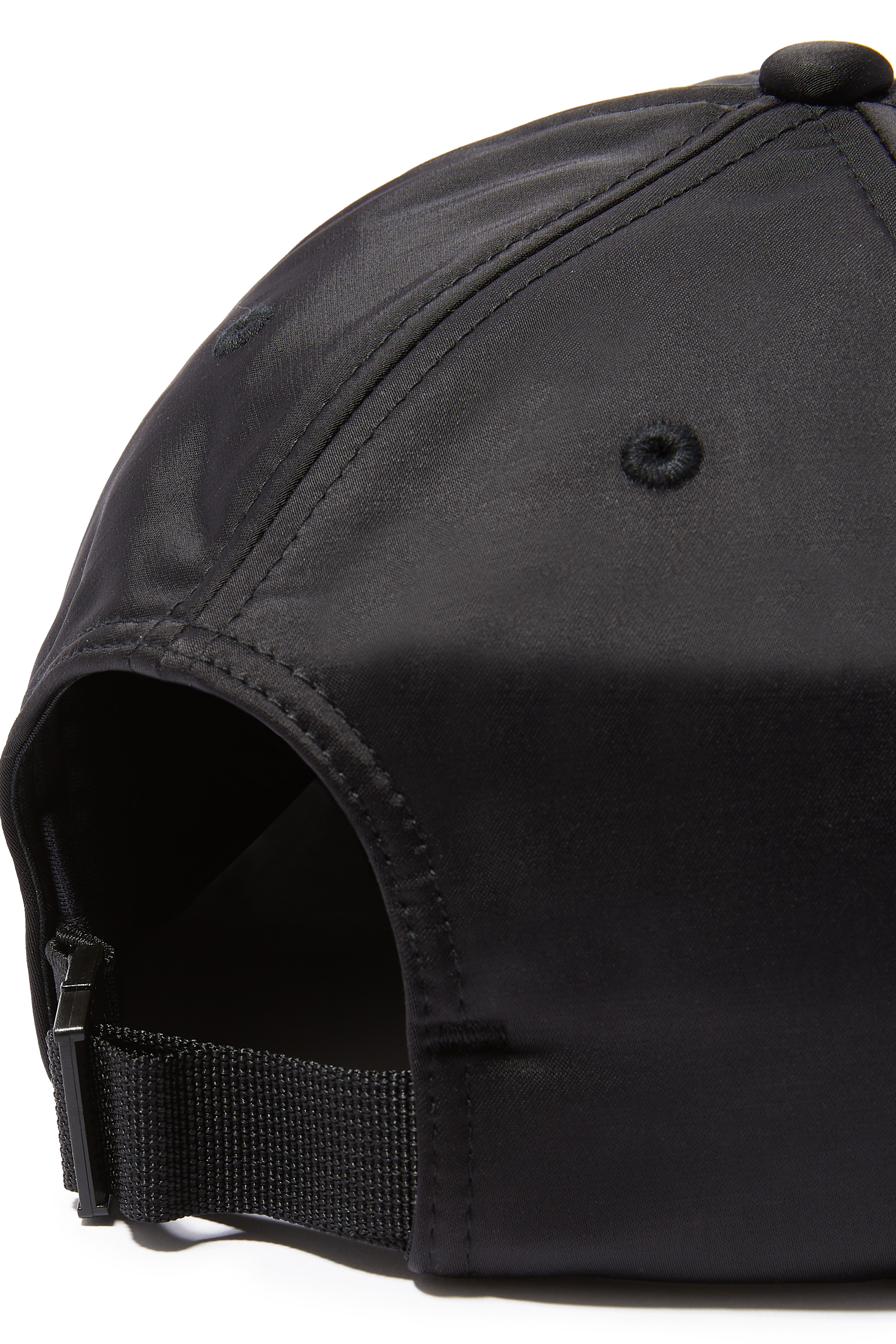 Satin Cap With Logo Stripe