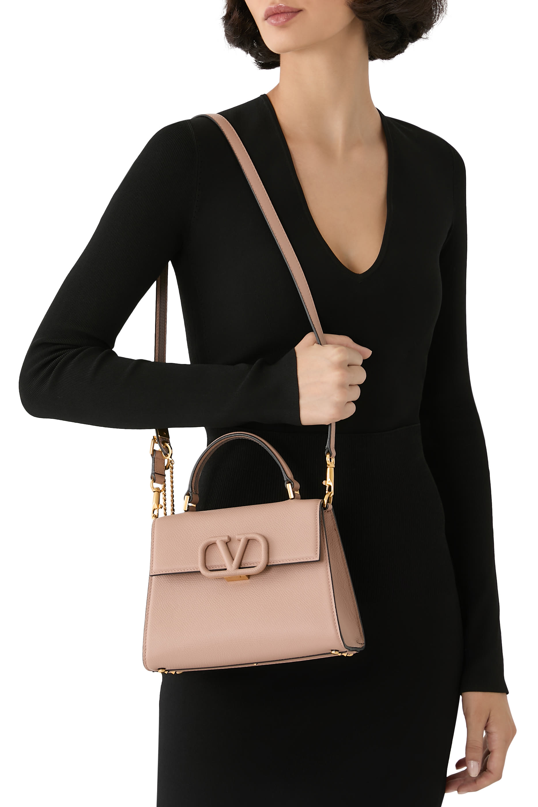 Small VSling Leather Bag