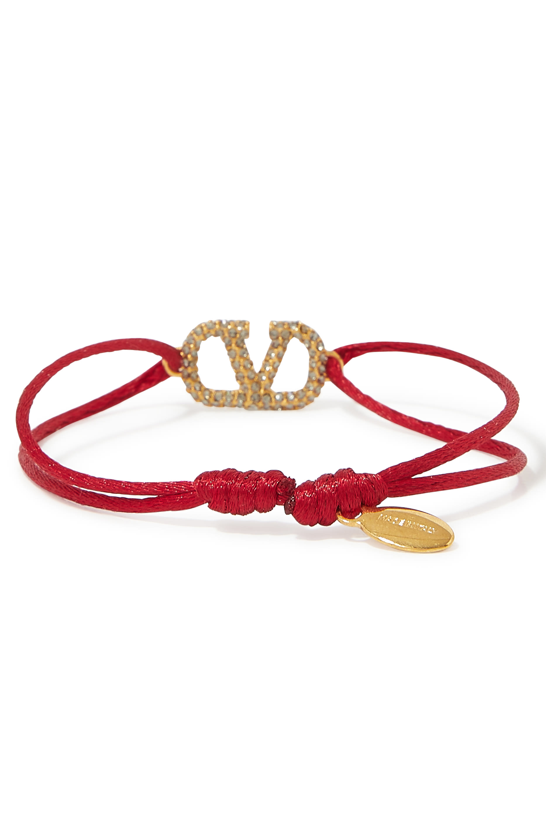 Valentino Garavani VLogo Rhinestones Signature Bracelet