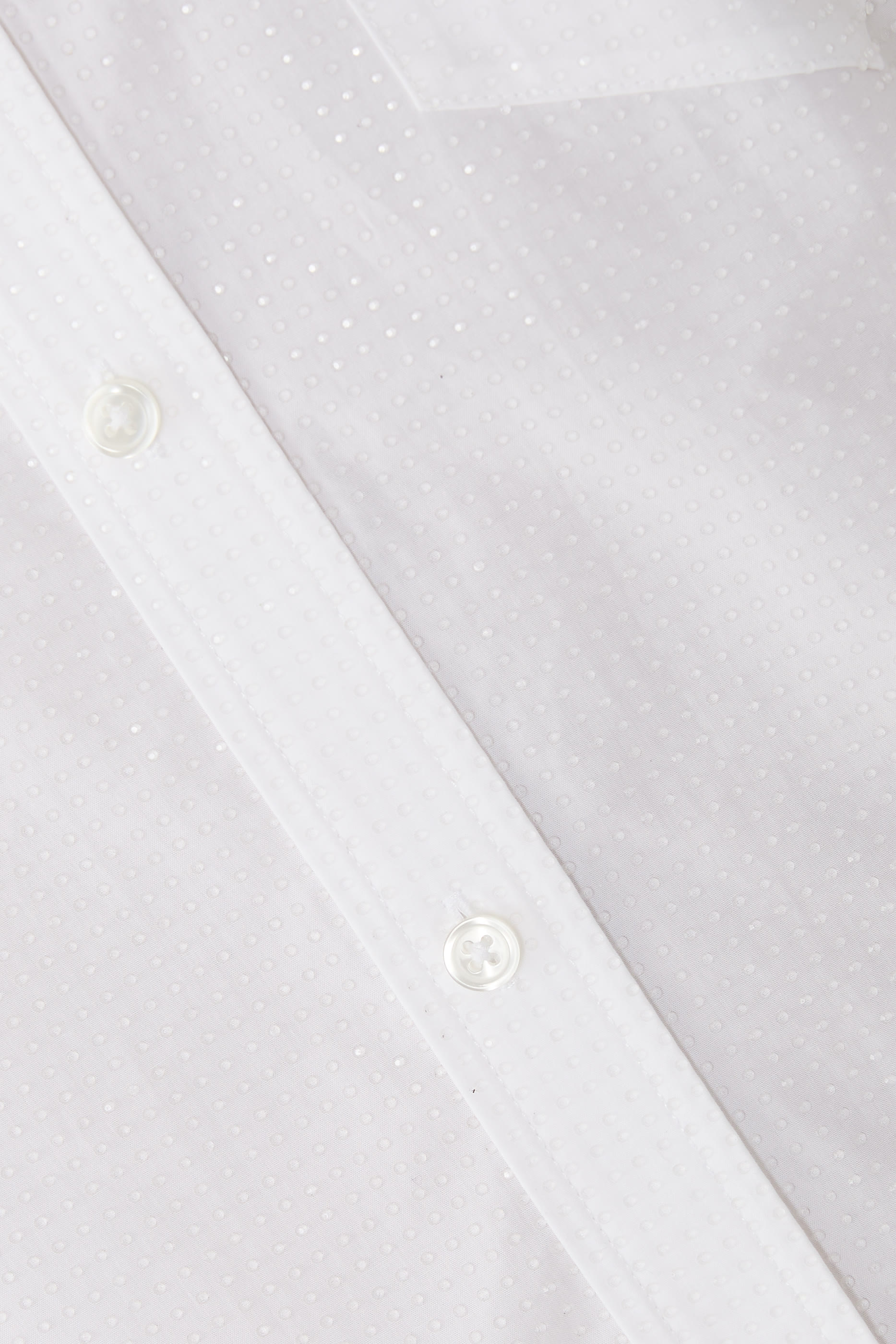 Button Up Shirt with Allover Hotfix