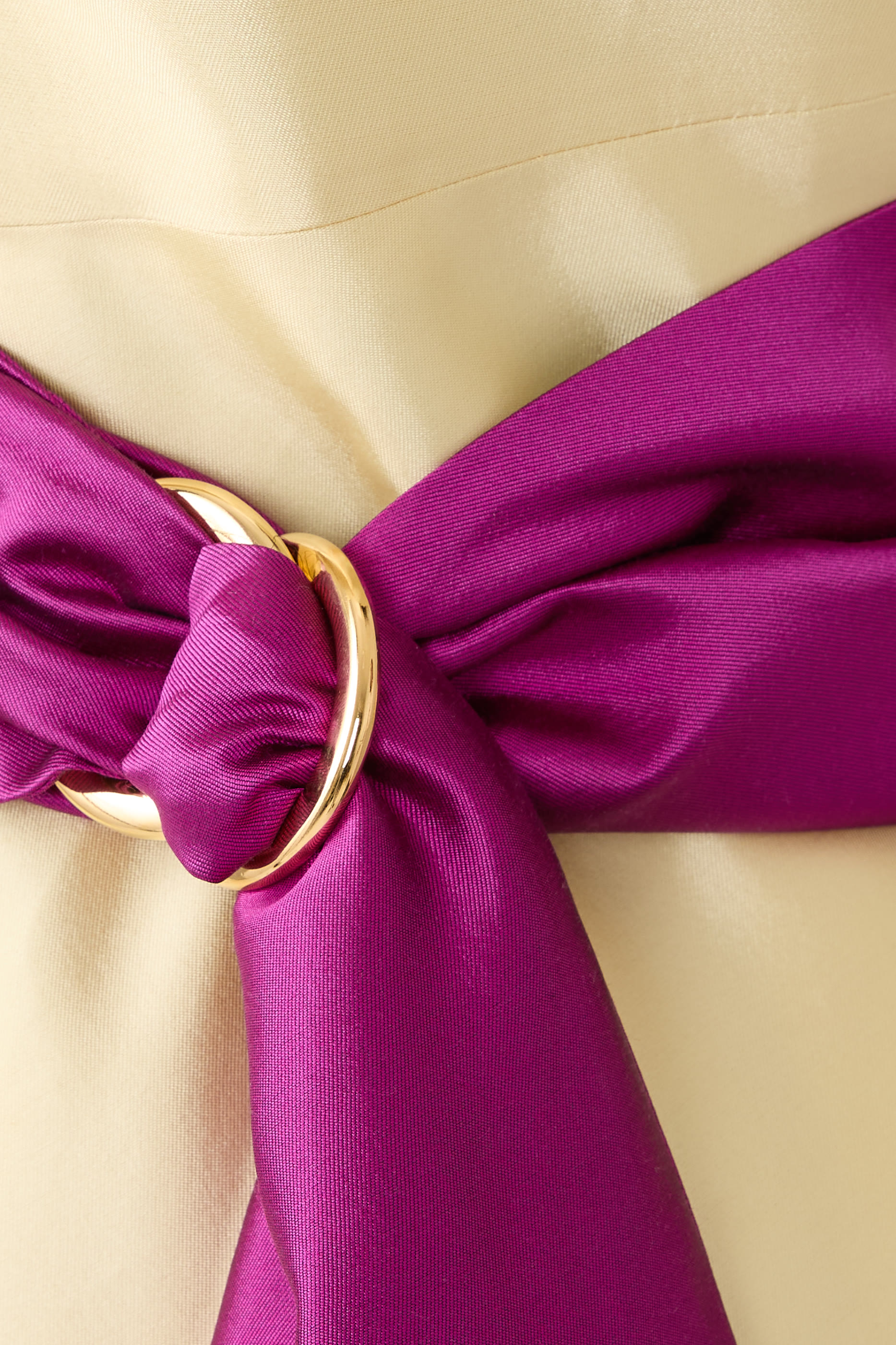 Xolani + Simon Silk-Wool Belted Gown