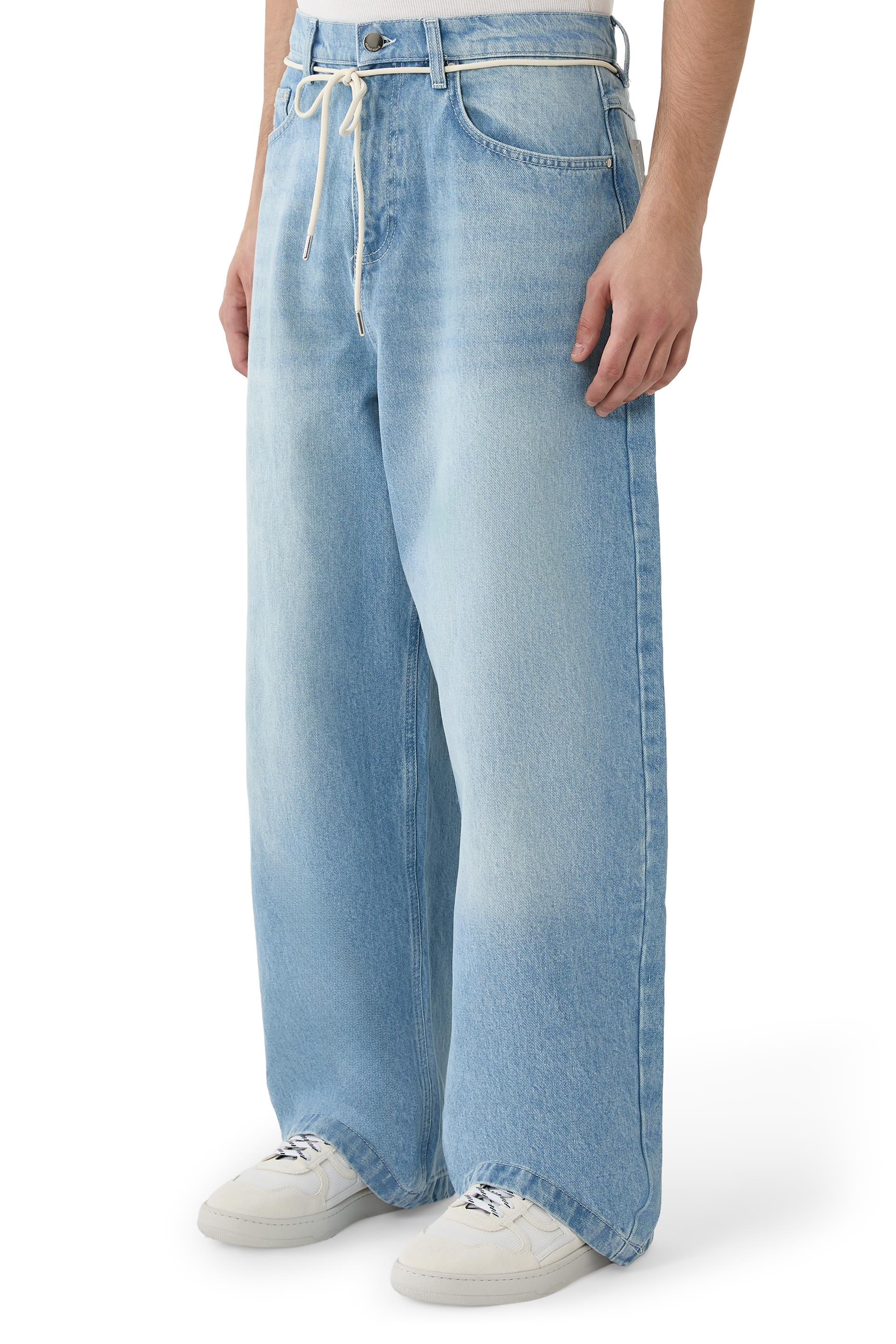 Wide Leg Denim Jeans