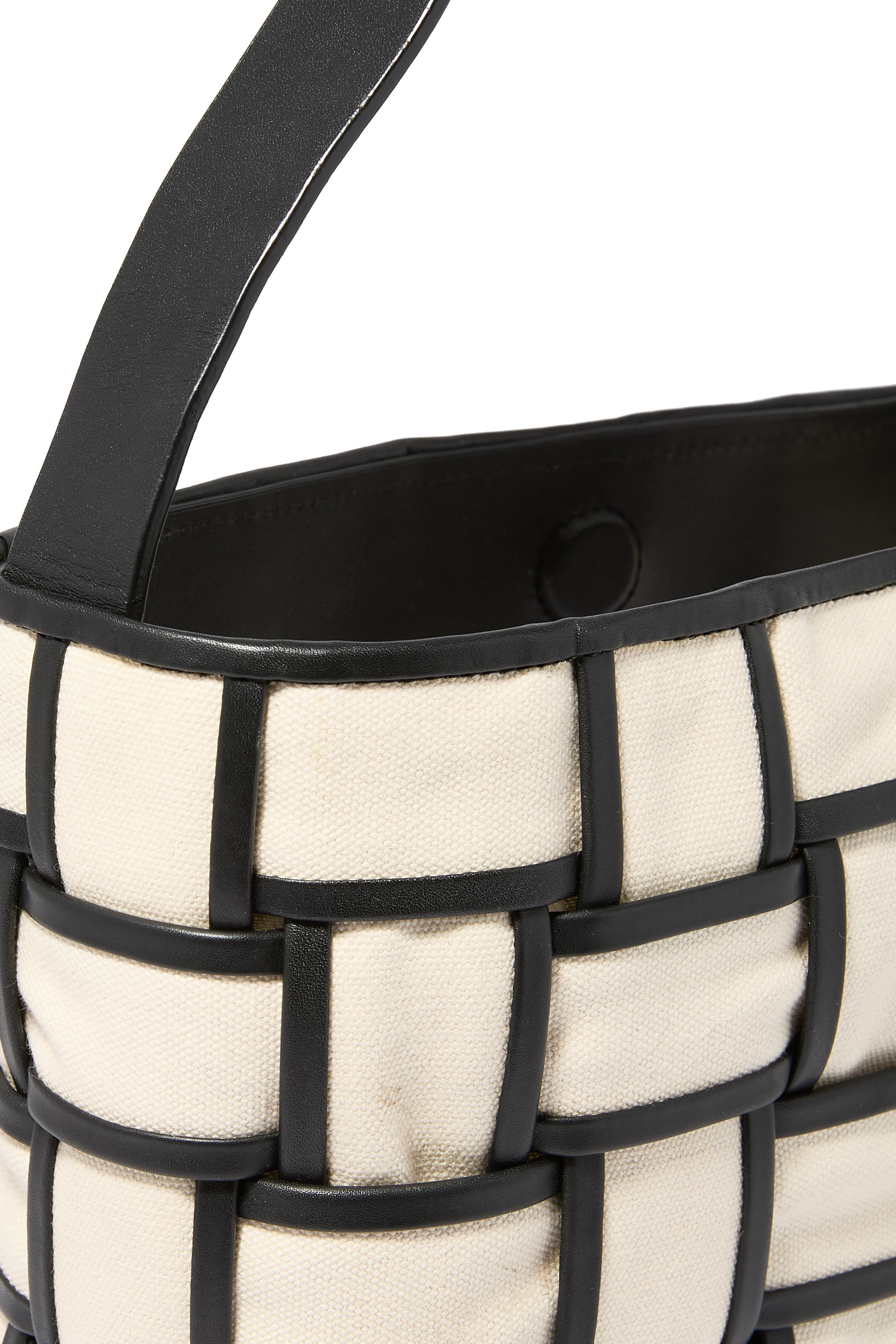 Border Woven Mini Tote