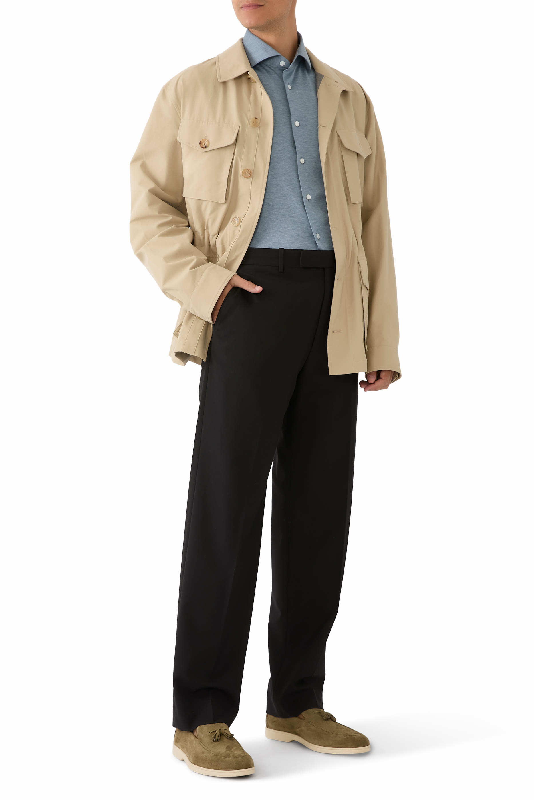 Filo di Scotia Knitted Jaquard Shirt