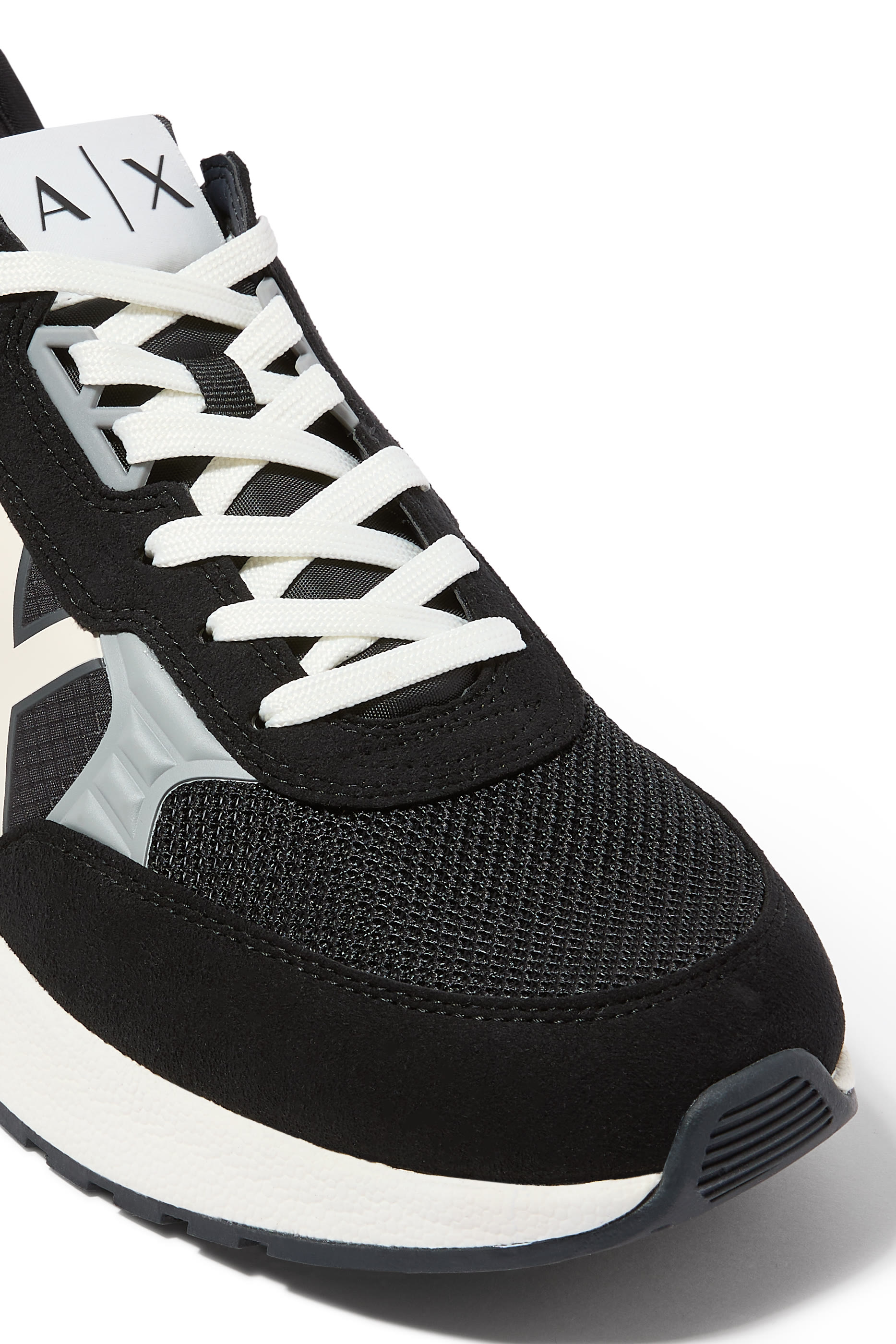 Lace Up 3D AX Logo Sneakers