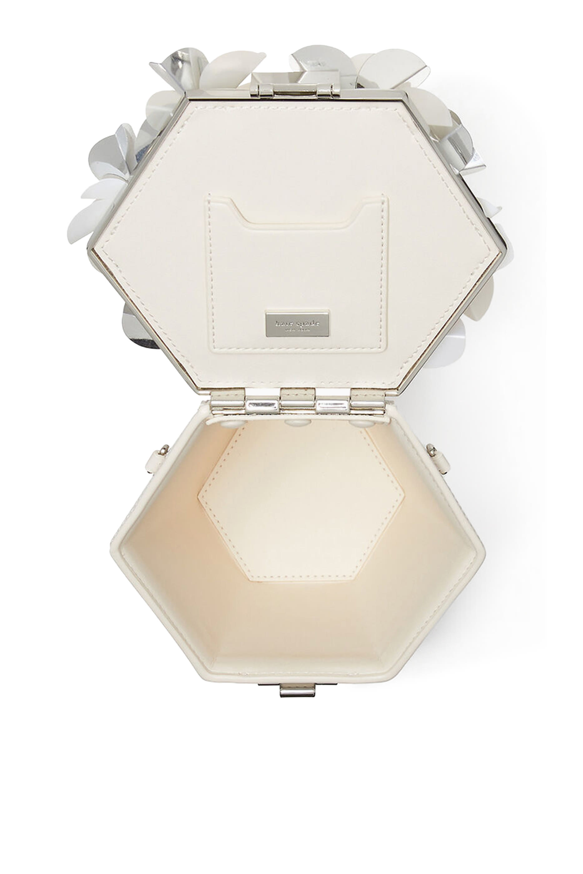 In Bloom Bouquet Embellished 3D Vase Top-Handle Bag