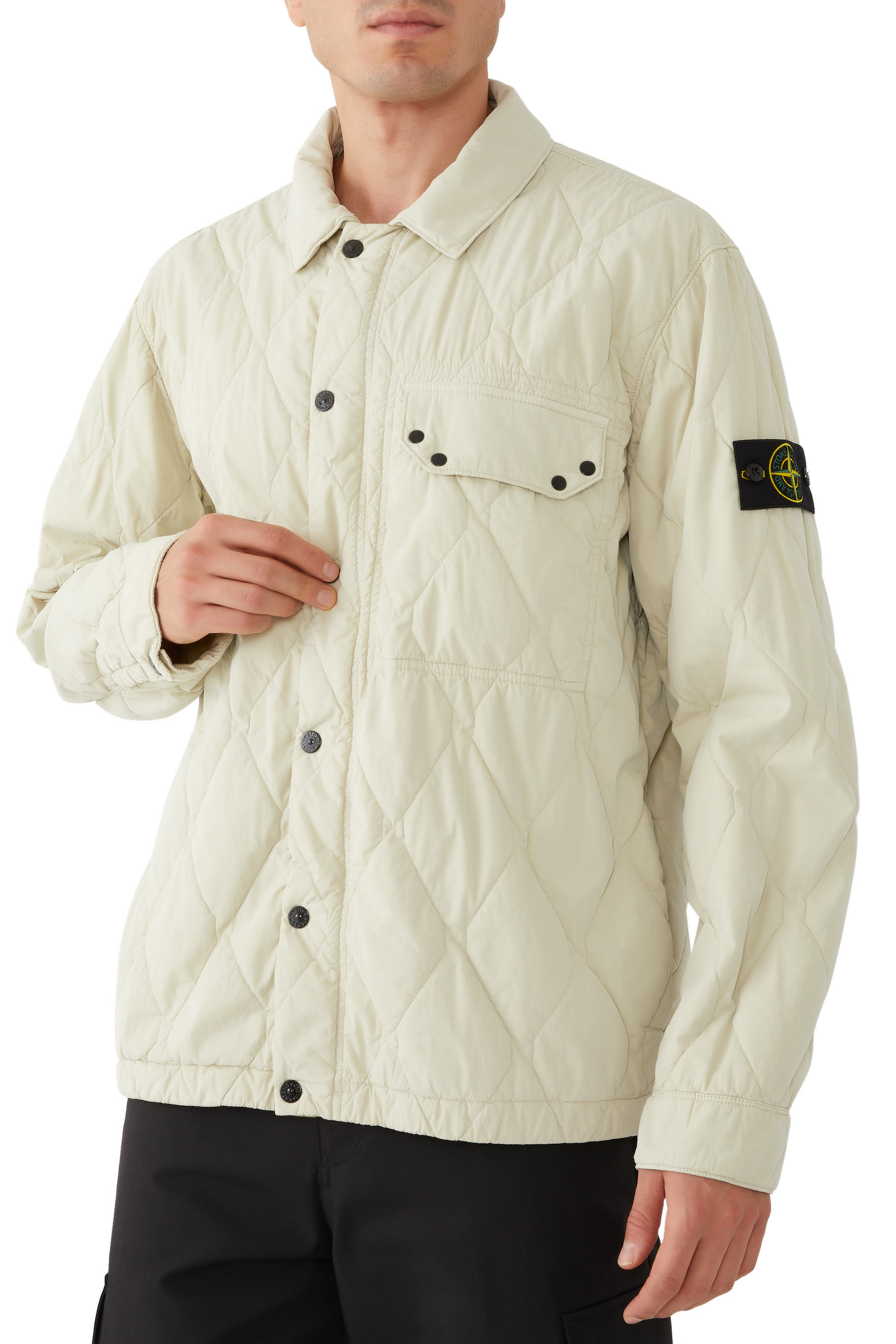 Fili Nylon Cotton Shirt Jacket