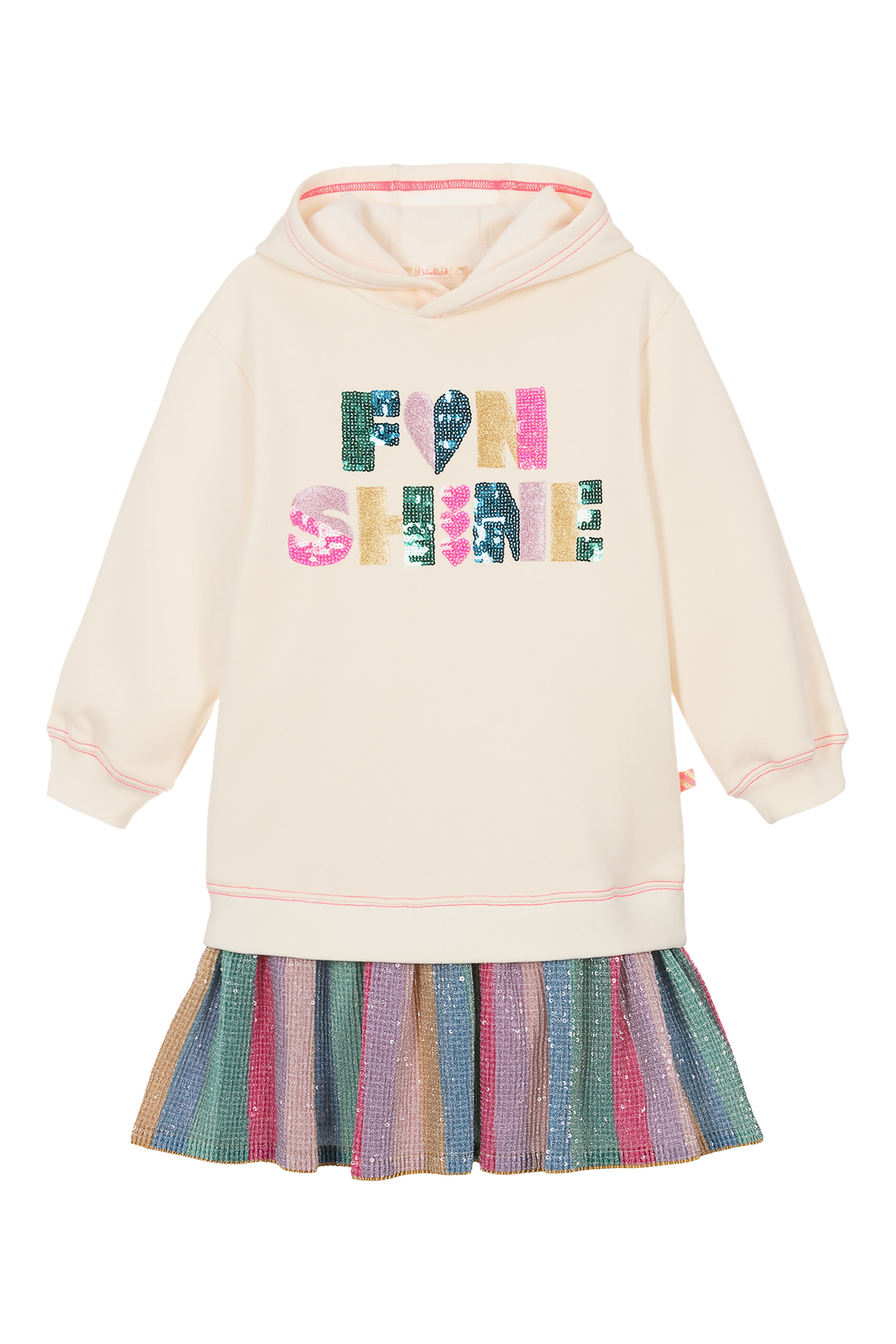 Kids Novelty Bi-Material Dress