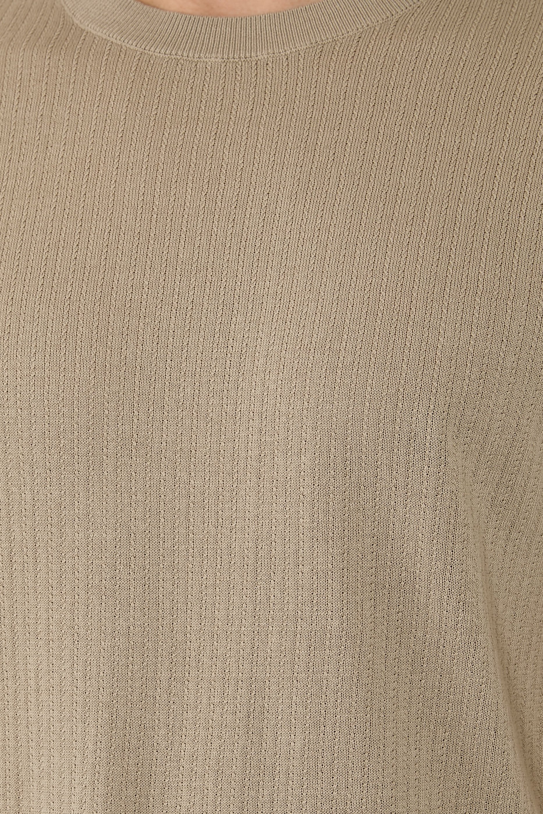 Ribbed Cotton Tricot Top