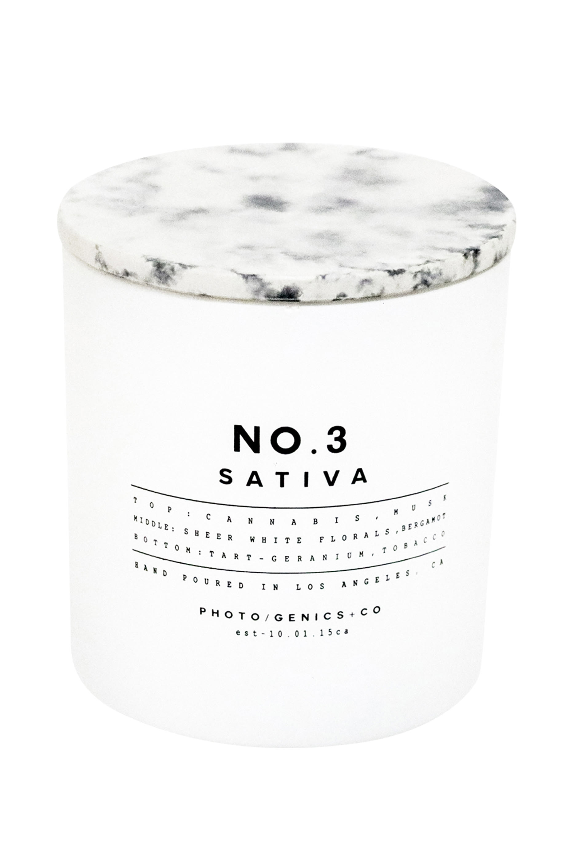 No. 3 Sativa Glass Candle