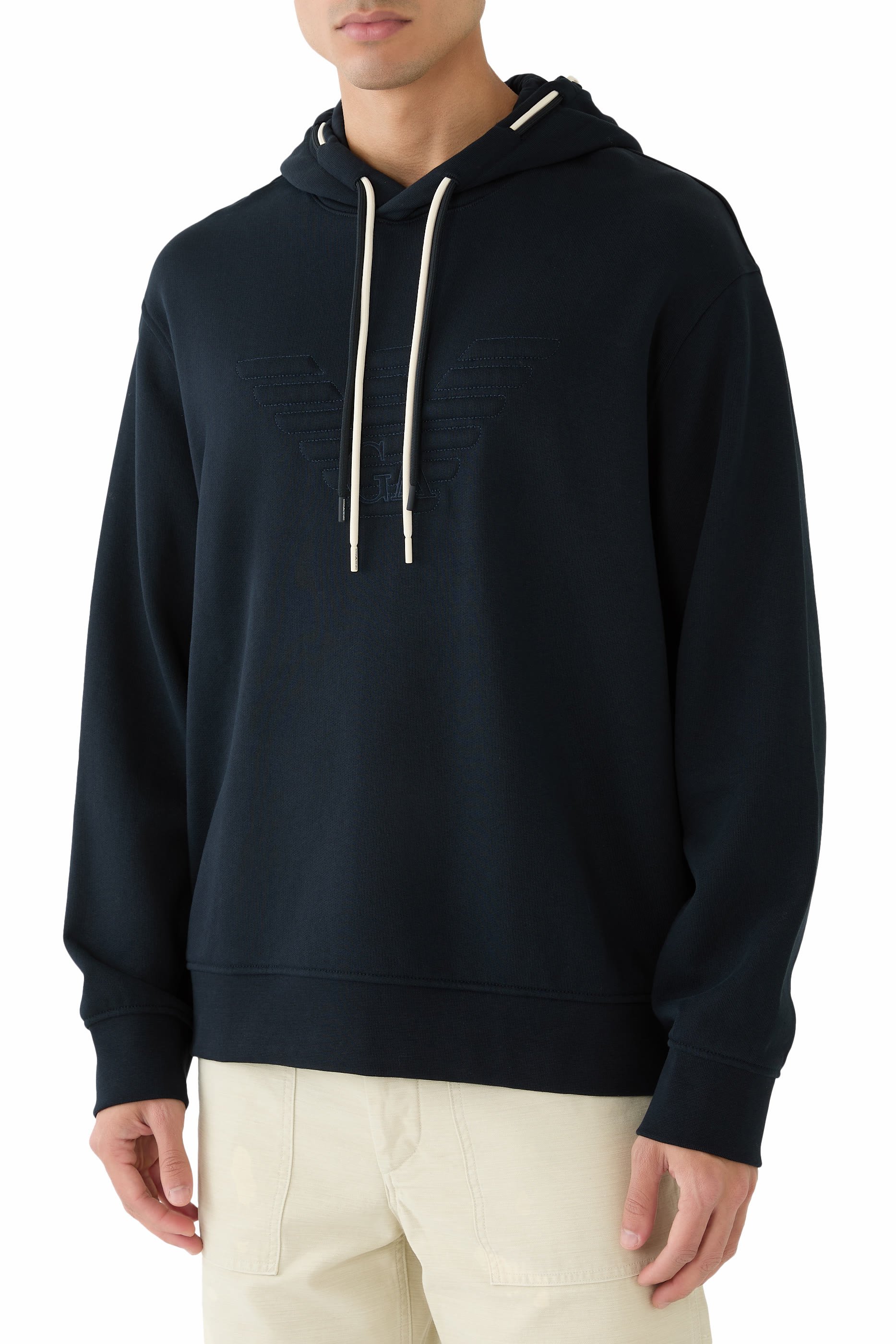 Eagle Logo Hooded Sweatshirt 