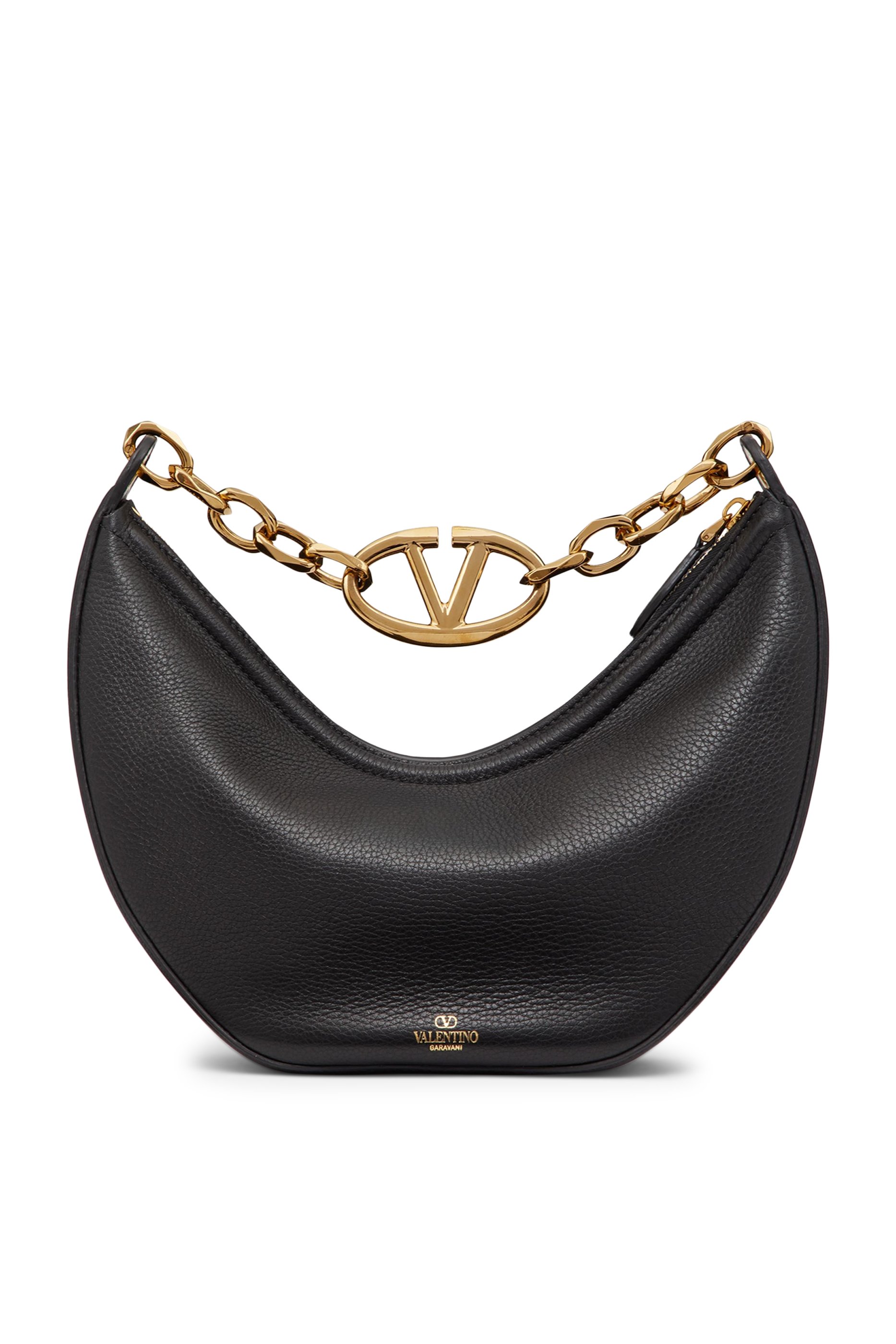 Small VLogo Moon Hobo Bag